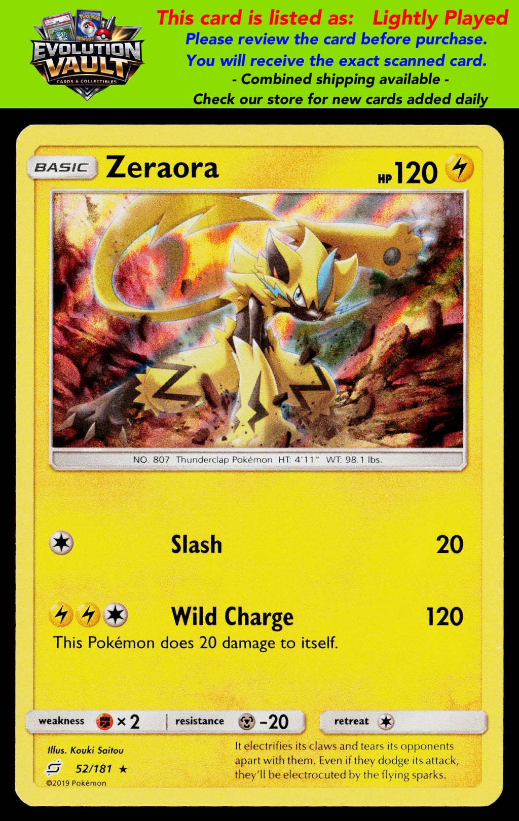 SM - Team Up #52/181 Zeraora