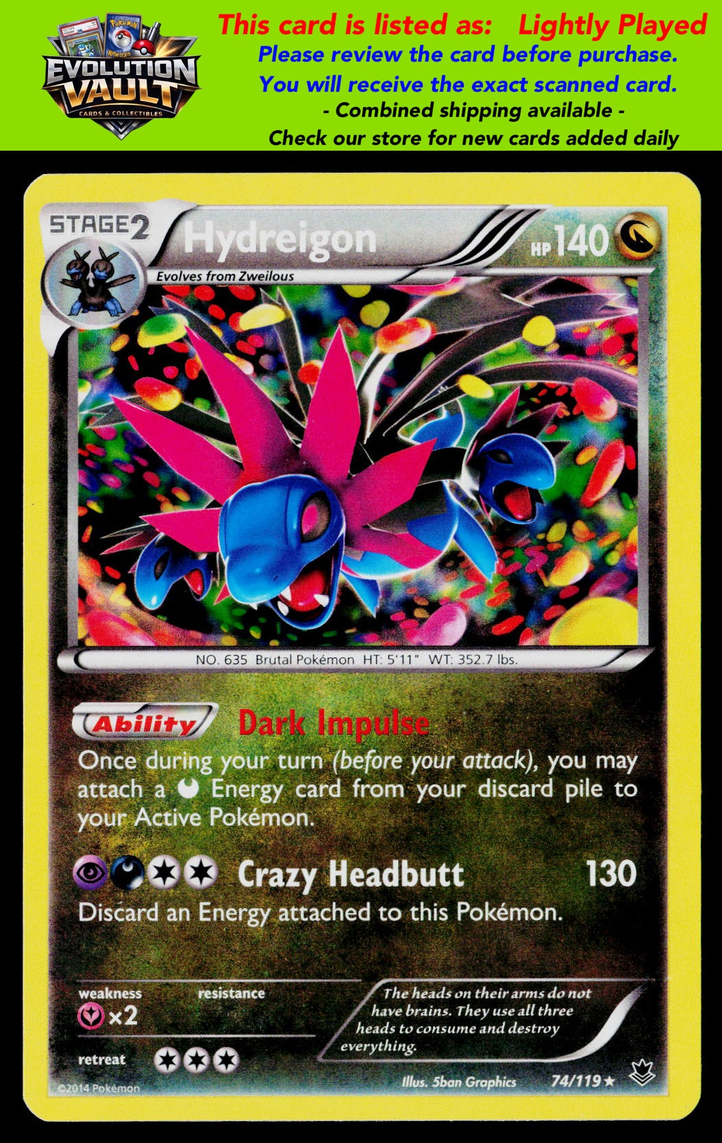 Blister Exclusives #074/119 Hydreigon