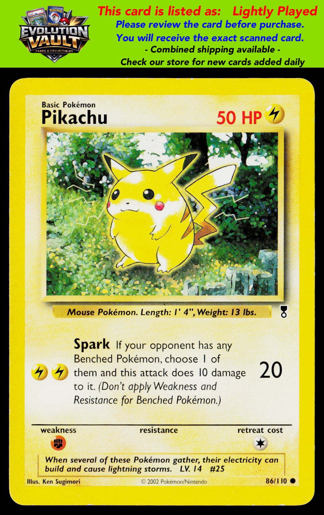 Legendary Collection #086/110 Pikachu