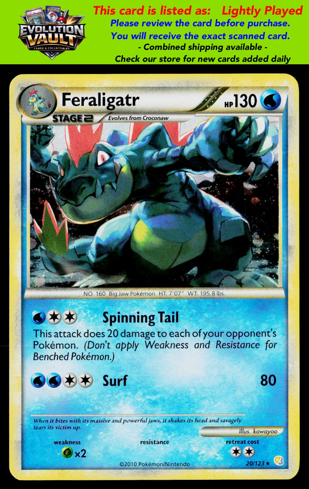Deck Exclusives #020/123 Feraligatr