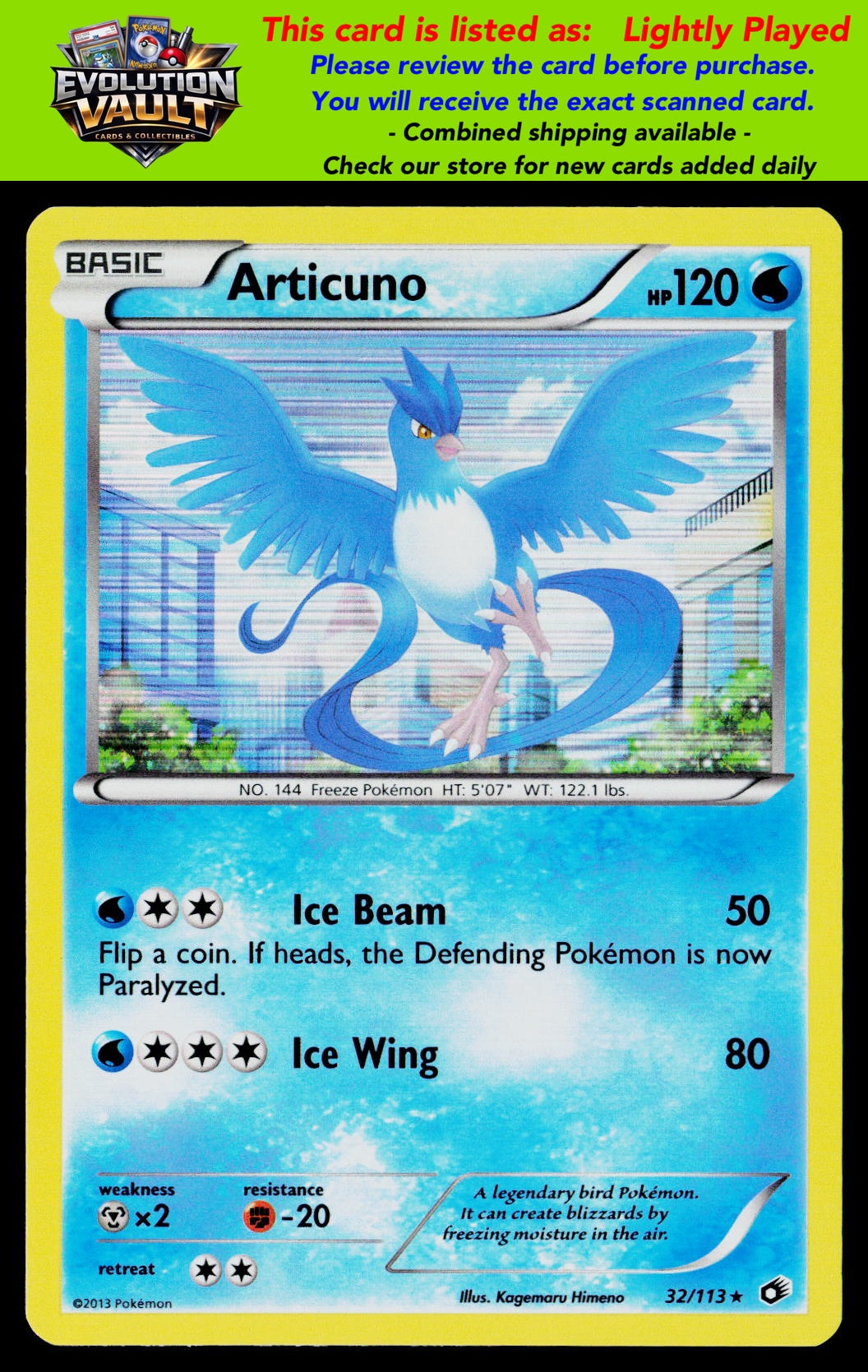 Legendary Treasures #32/113 Articuno