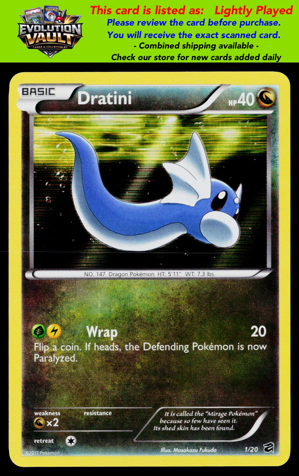 Dragon Vault #1/20 Dratini (1)
