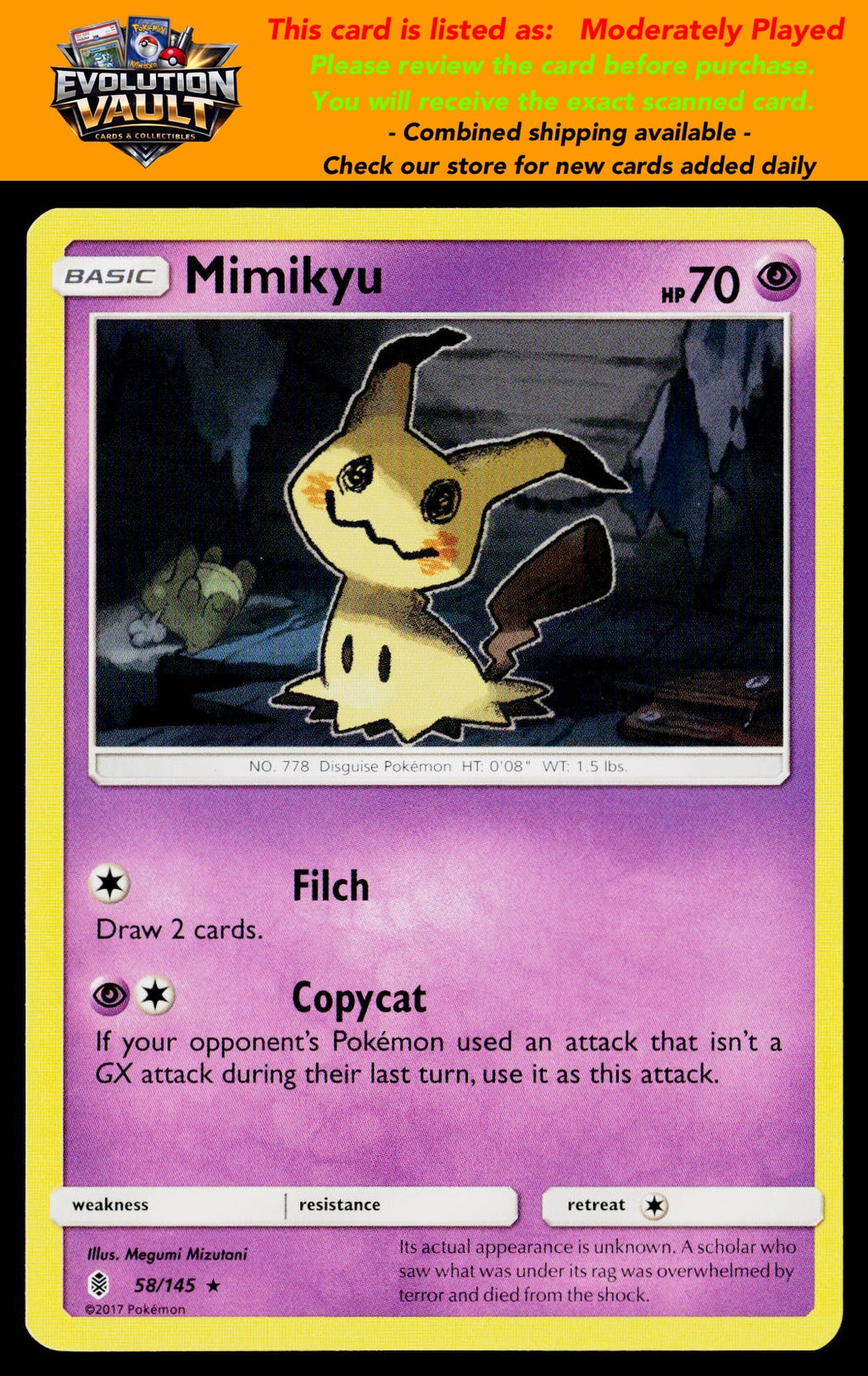 Deck Exclusives #058/145 Mimikyu