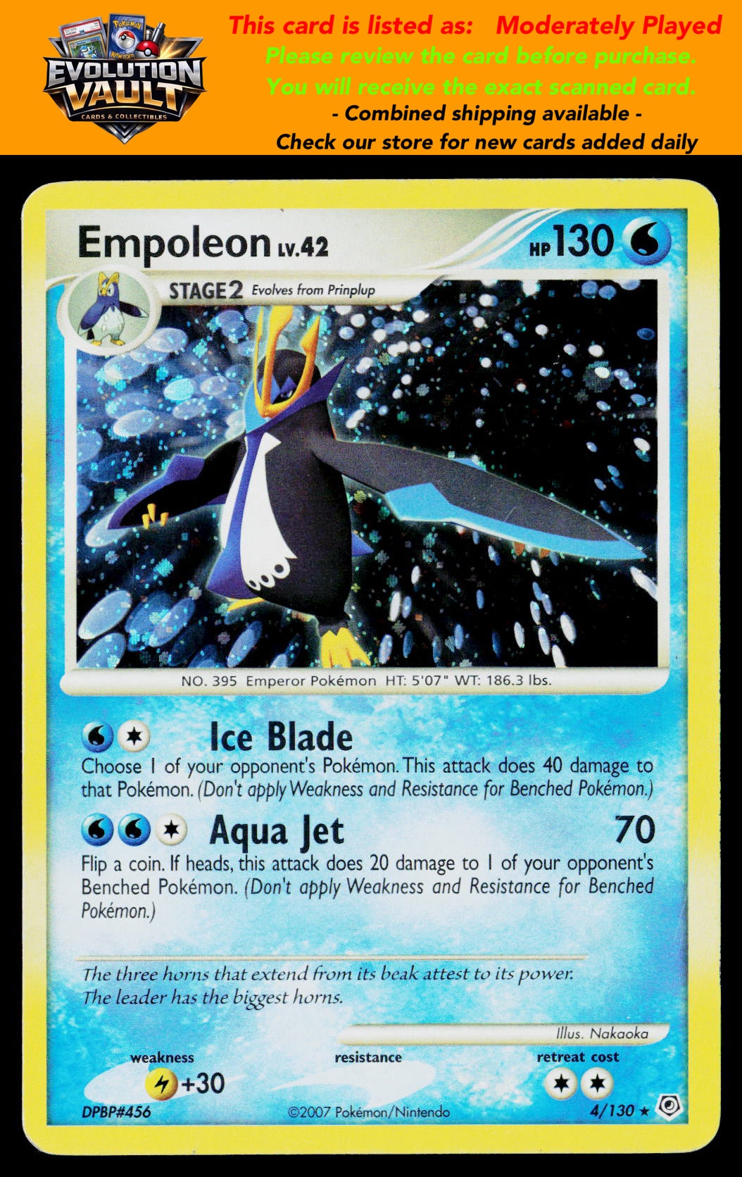 Diamond and Pearl #4/130 Empoleon