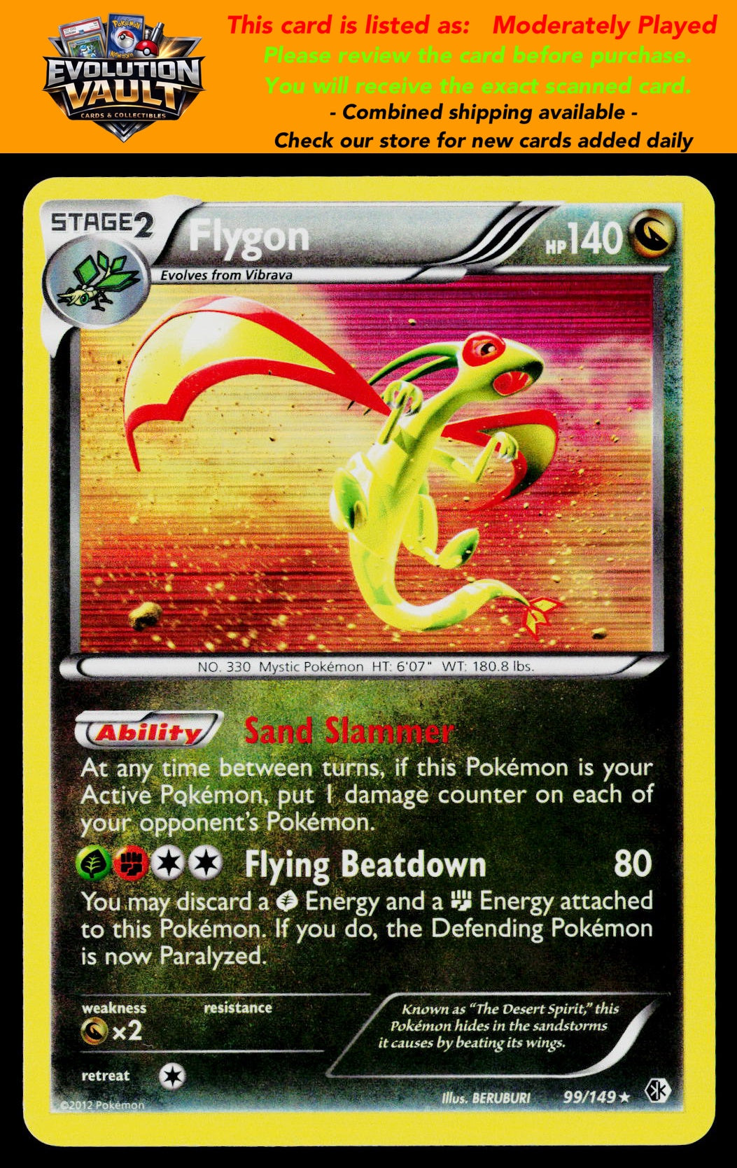Boundaries Crossed #99/149 Flygon