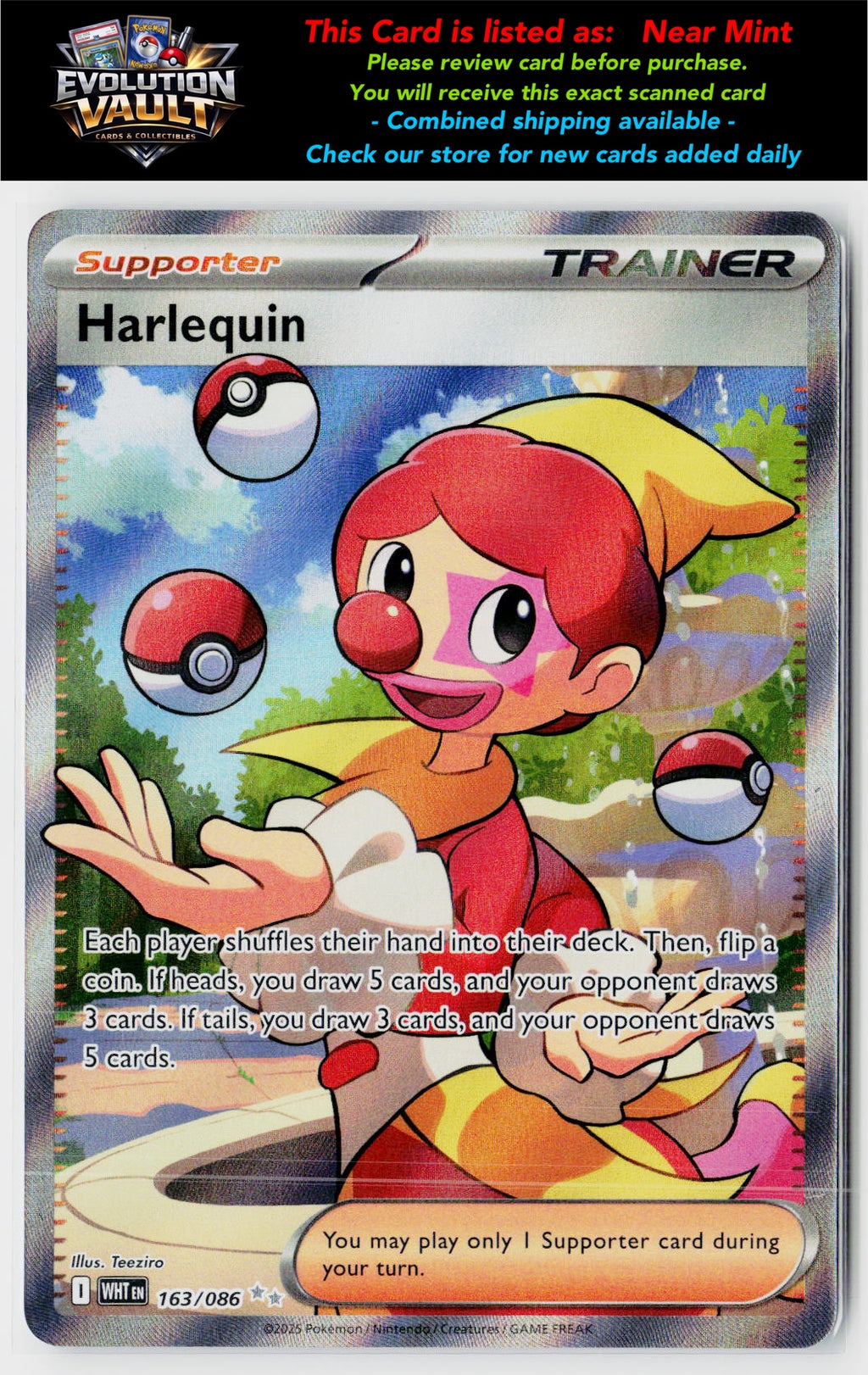 SV: White Flare #163/086 Harlequin