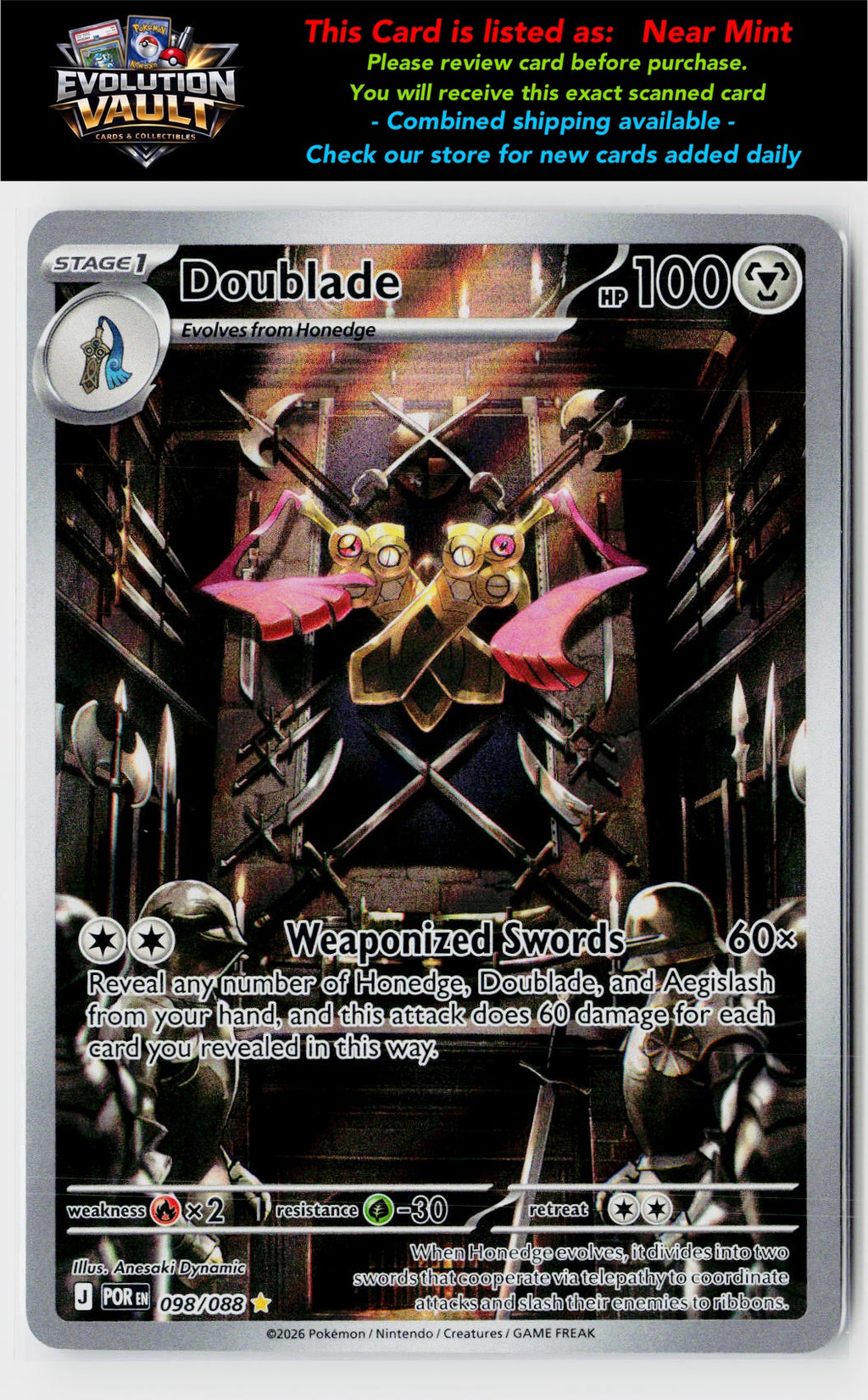 ME03: Perfect Order #098/088 Doublade