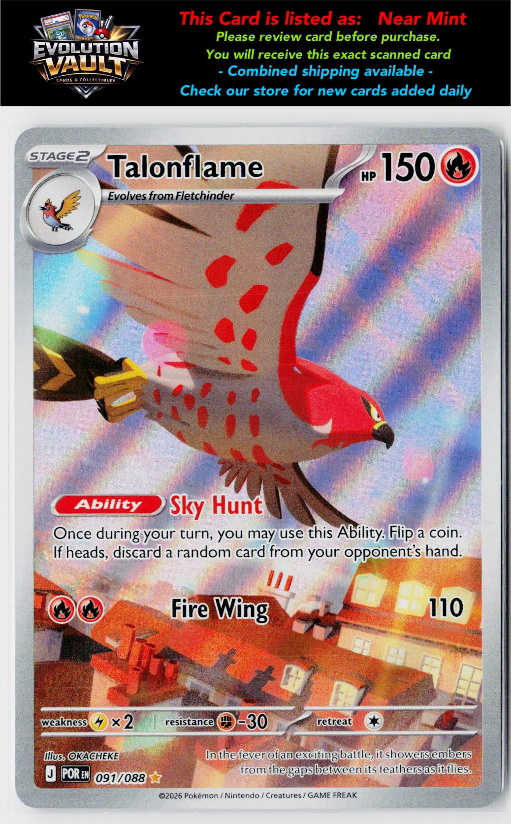 ME03: Perfect Order #091/088 Talonflame