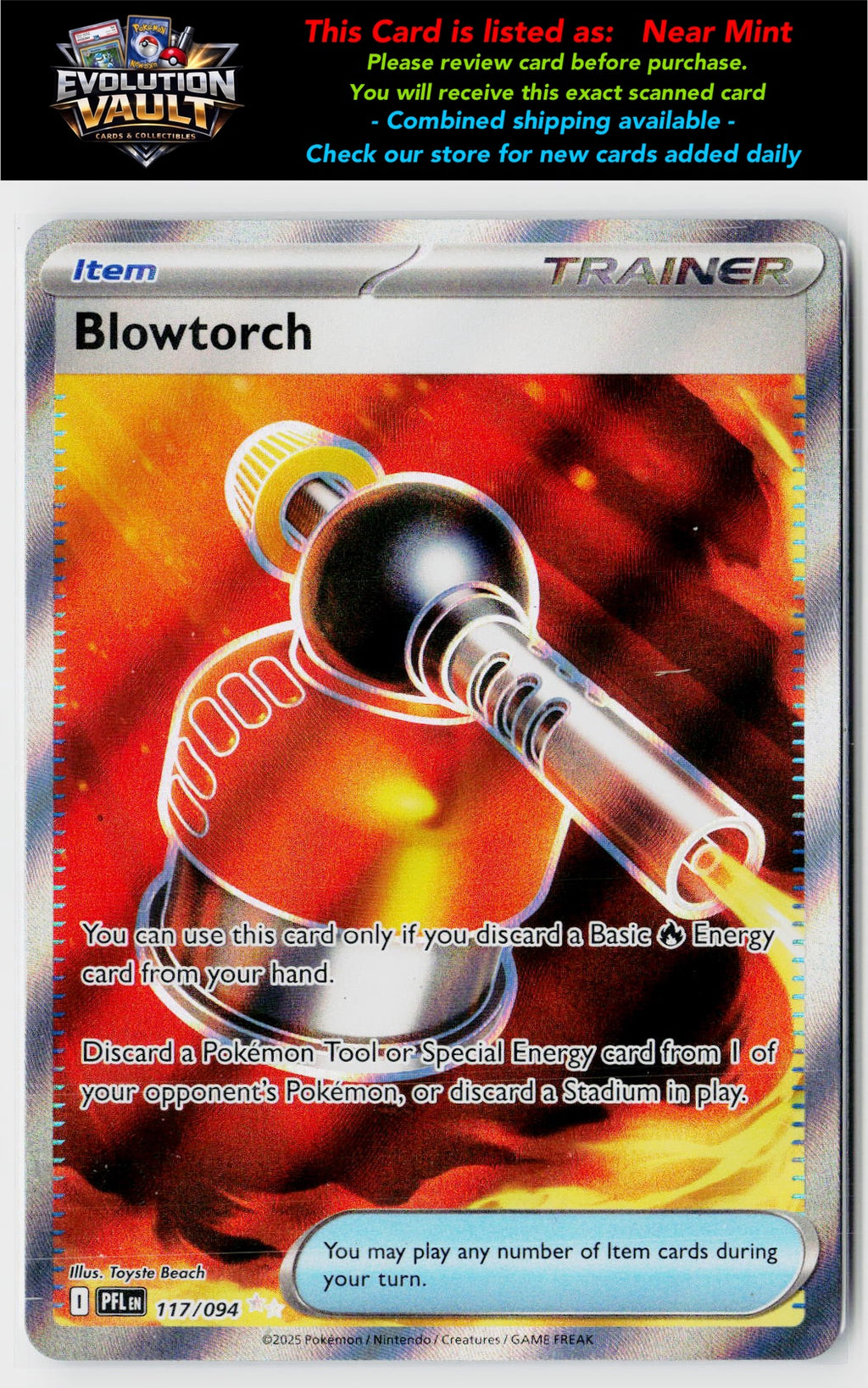 ME02: Phantasmal Flames #117/094 Blowtorch