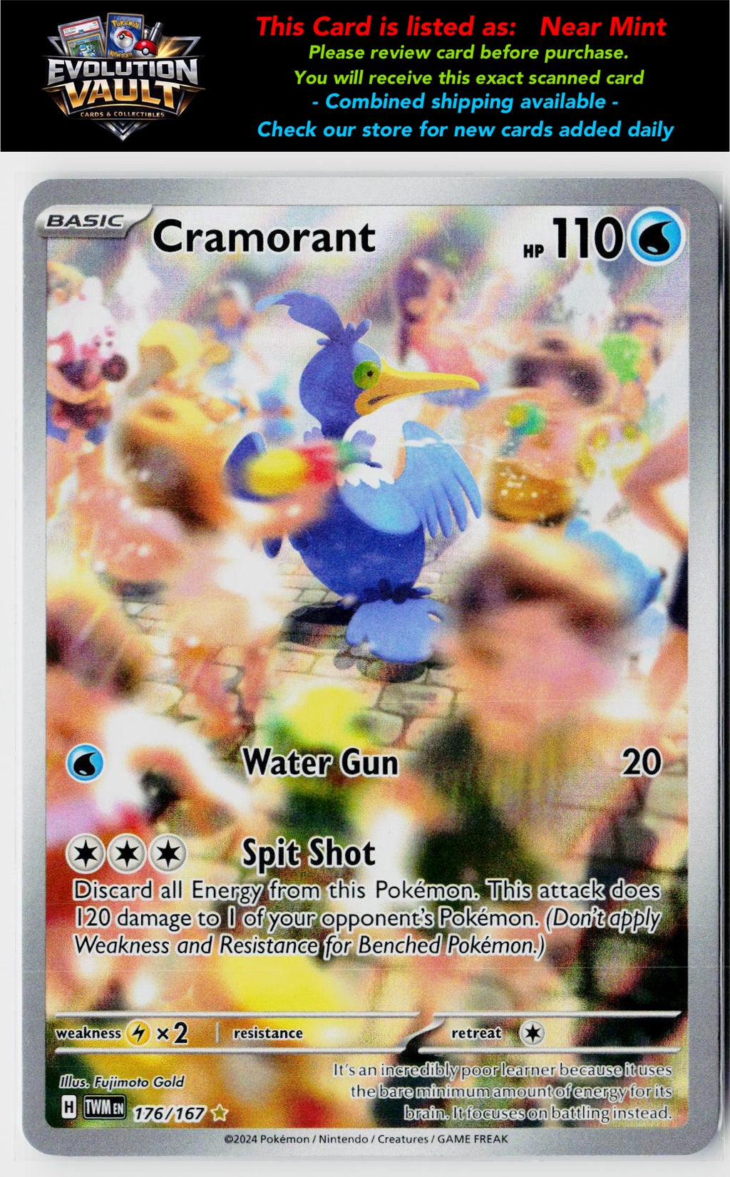 SV06: Twilight Masquerade #176/167 Cramorant