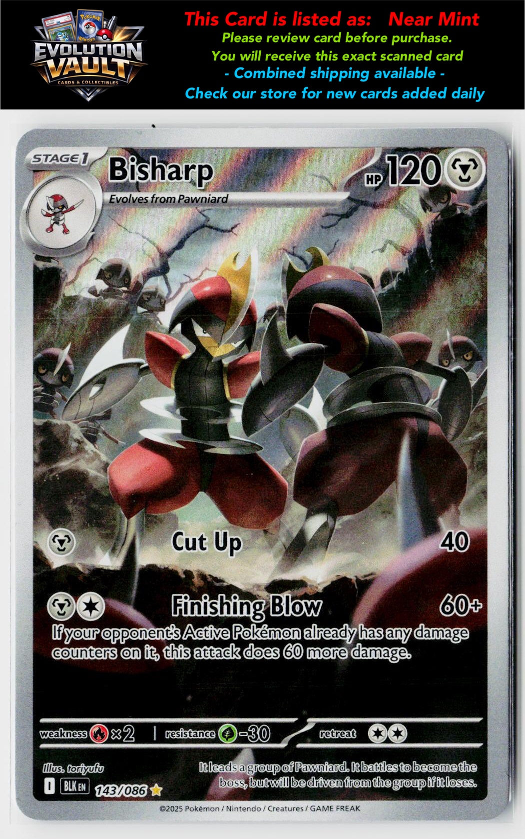SV: Black Bolt #143/086 Bisharp