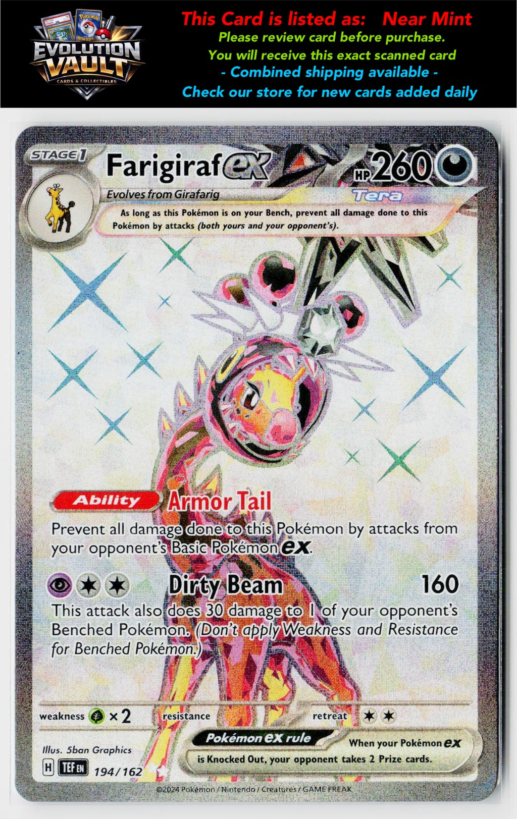 SV05: Temporal Forces #194/162 Farigiraf ex