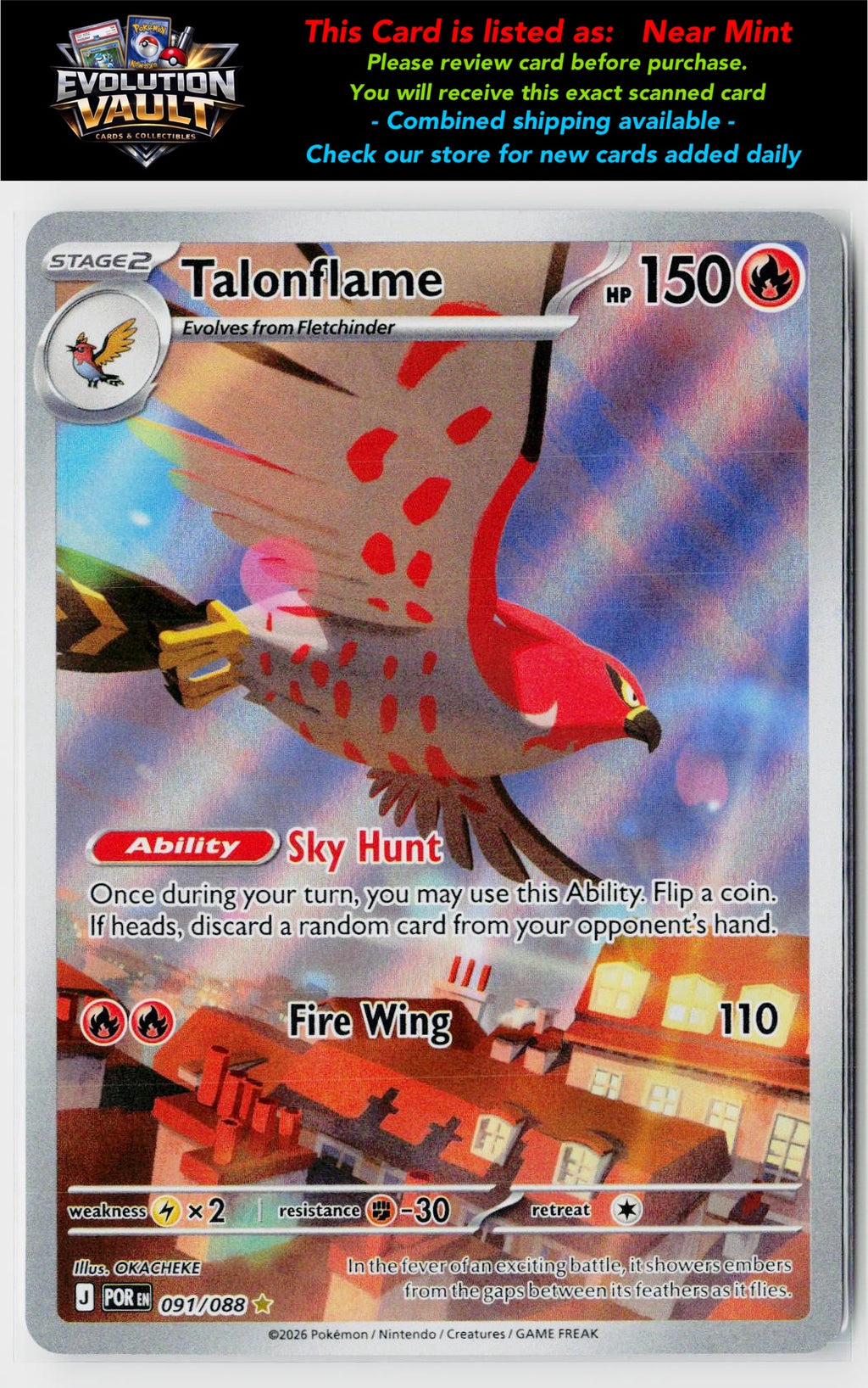 ME03: Perfect Order #091/088 Talonflame