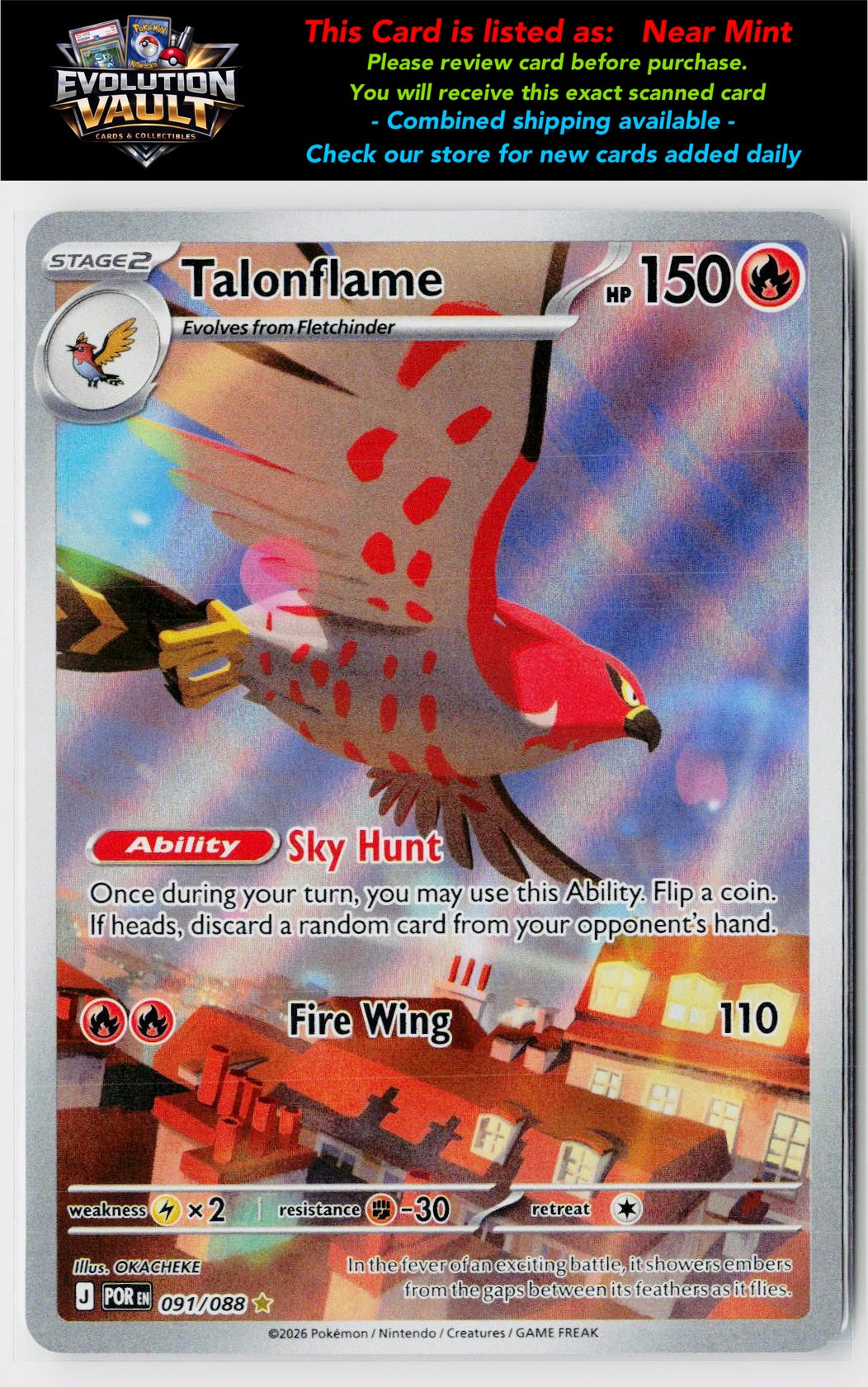 ME03: Perfect Order #091/088 Talonflame