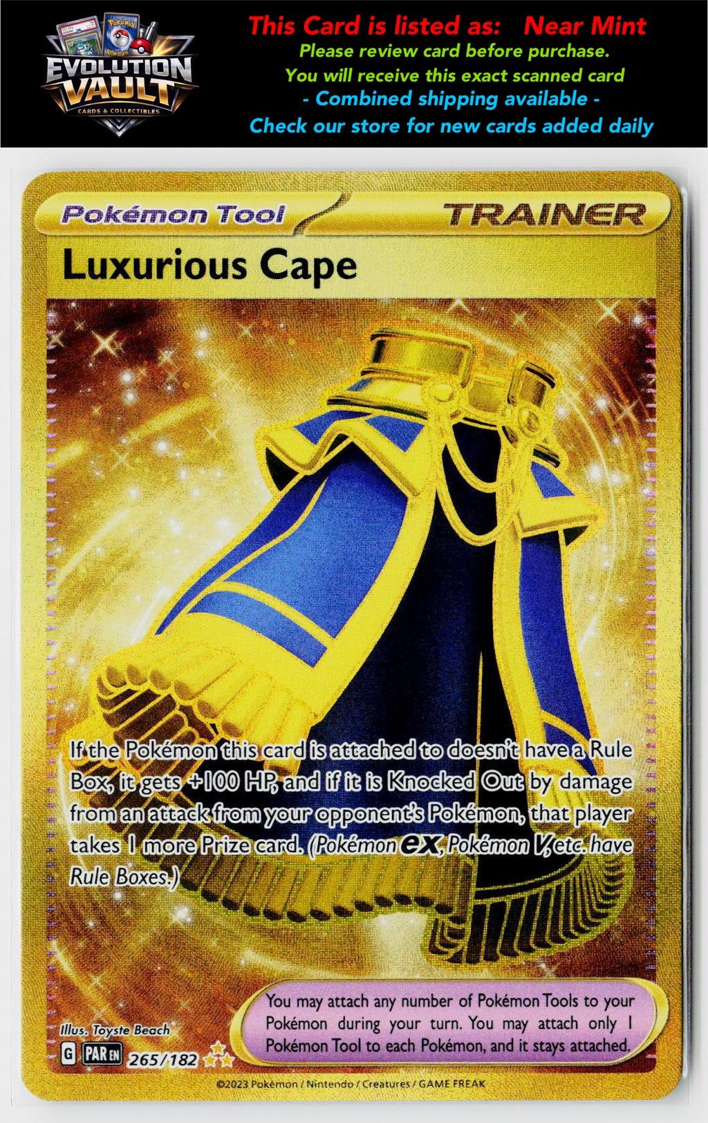 SV04: Paradox Rift #265/182 Luxurious Cape