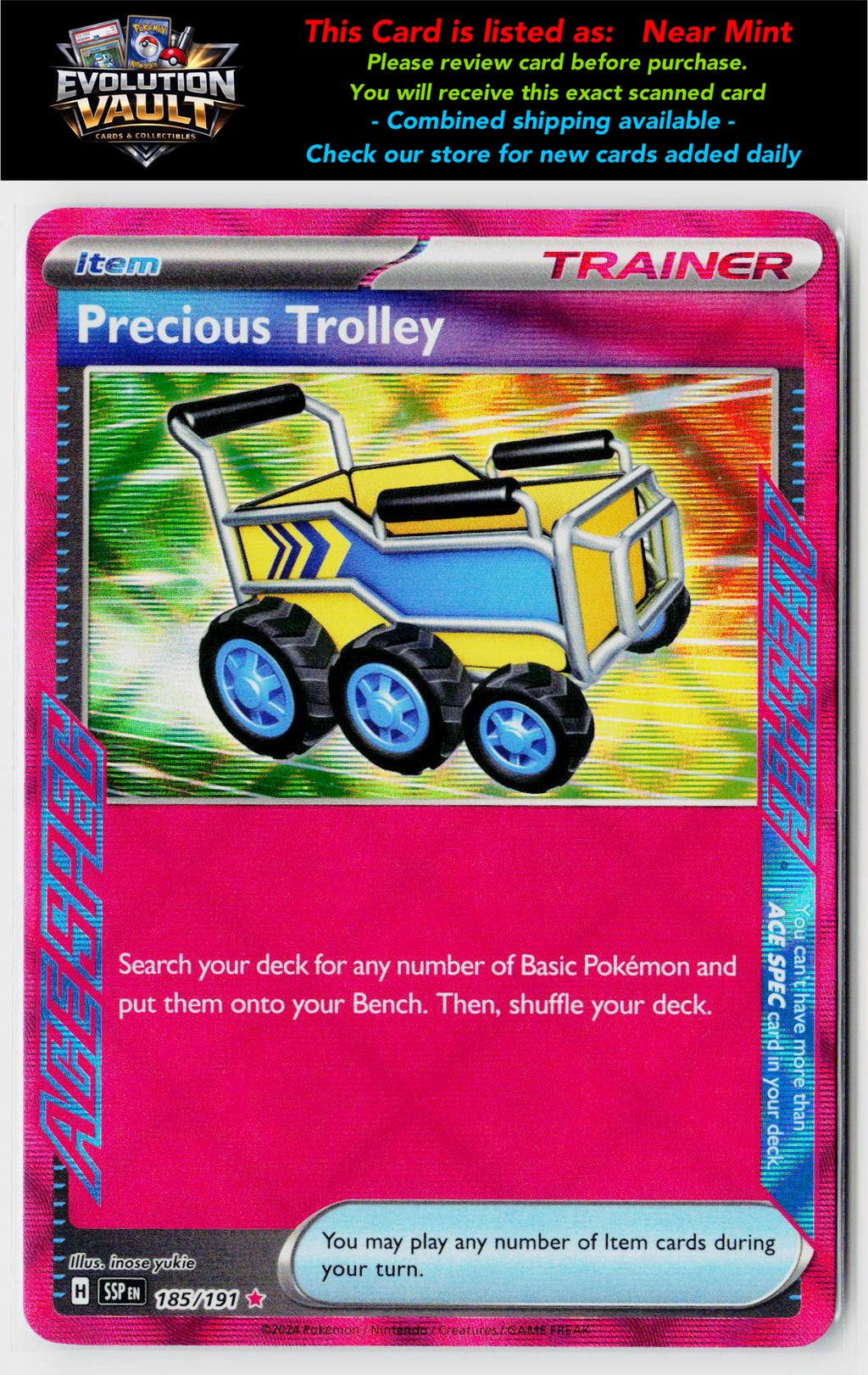 SV08: Surging Sparks #185/191 Precious Trolley