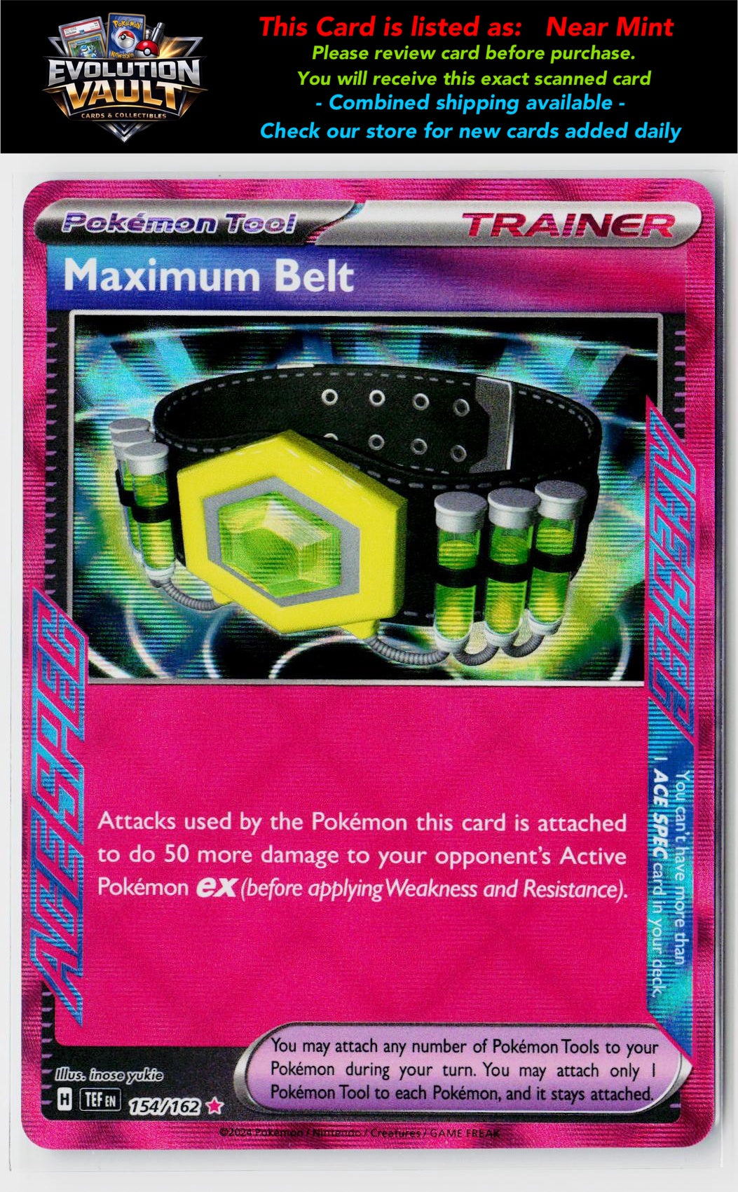 SV05: Temporal Forces #154/162 Maximum Belt
