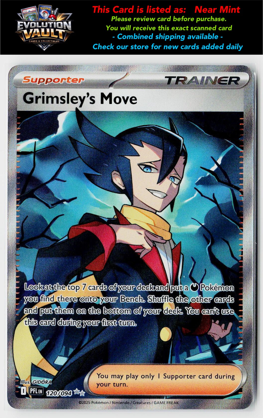 ME02: Phantasmal Flames #120/094 Grimsley's Move