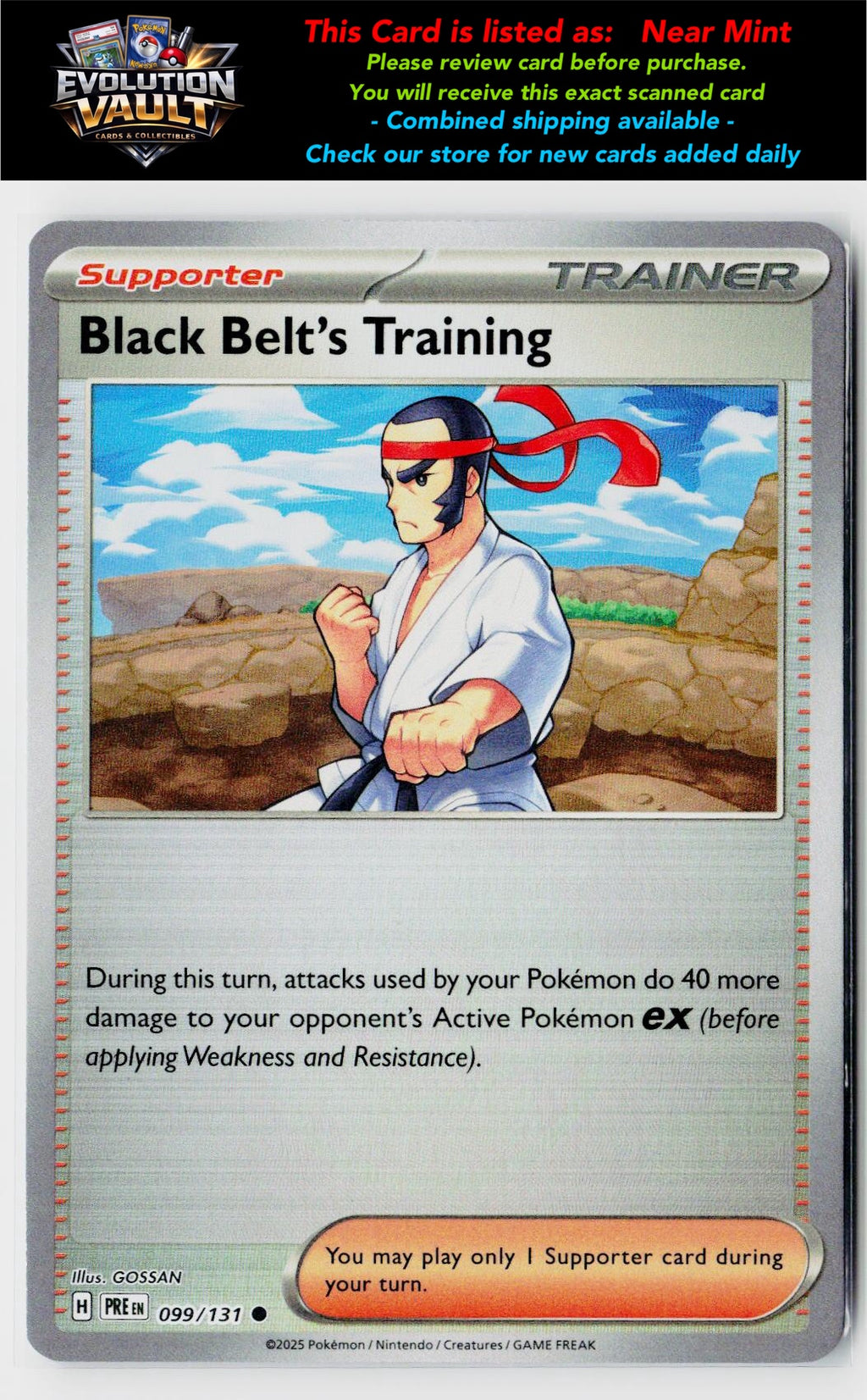 SV: Prismatic Evolutions #099/131 Black Belt's Training