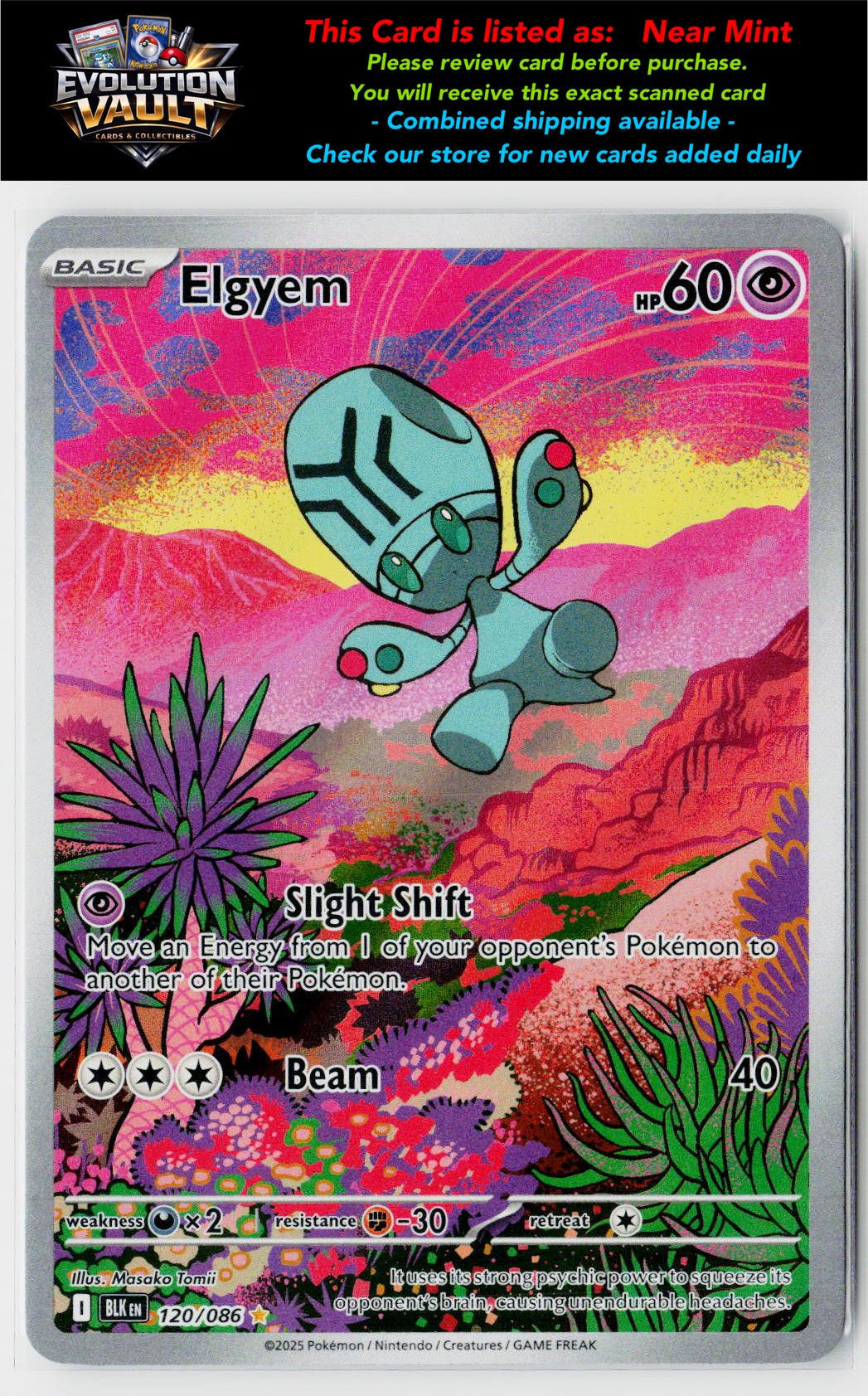 SV: Black Bolt #120/086 Elgyem