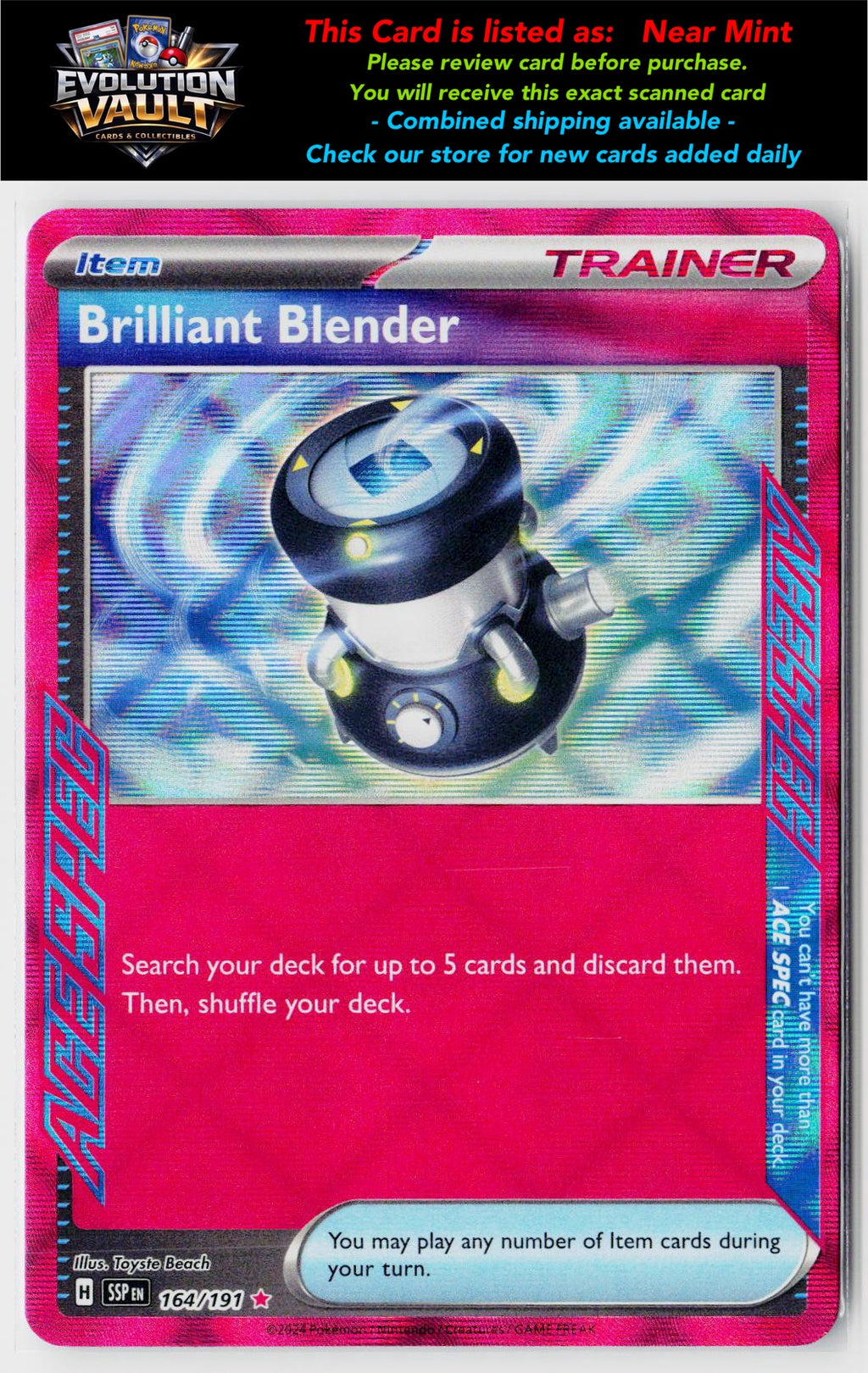 SV08: Surging Sparks #164/191 Brilliant Blender