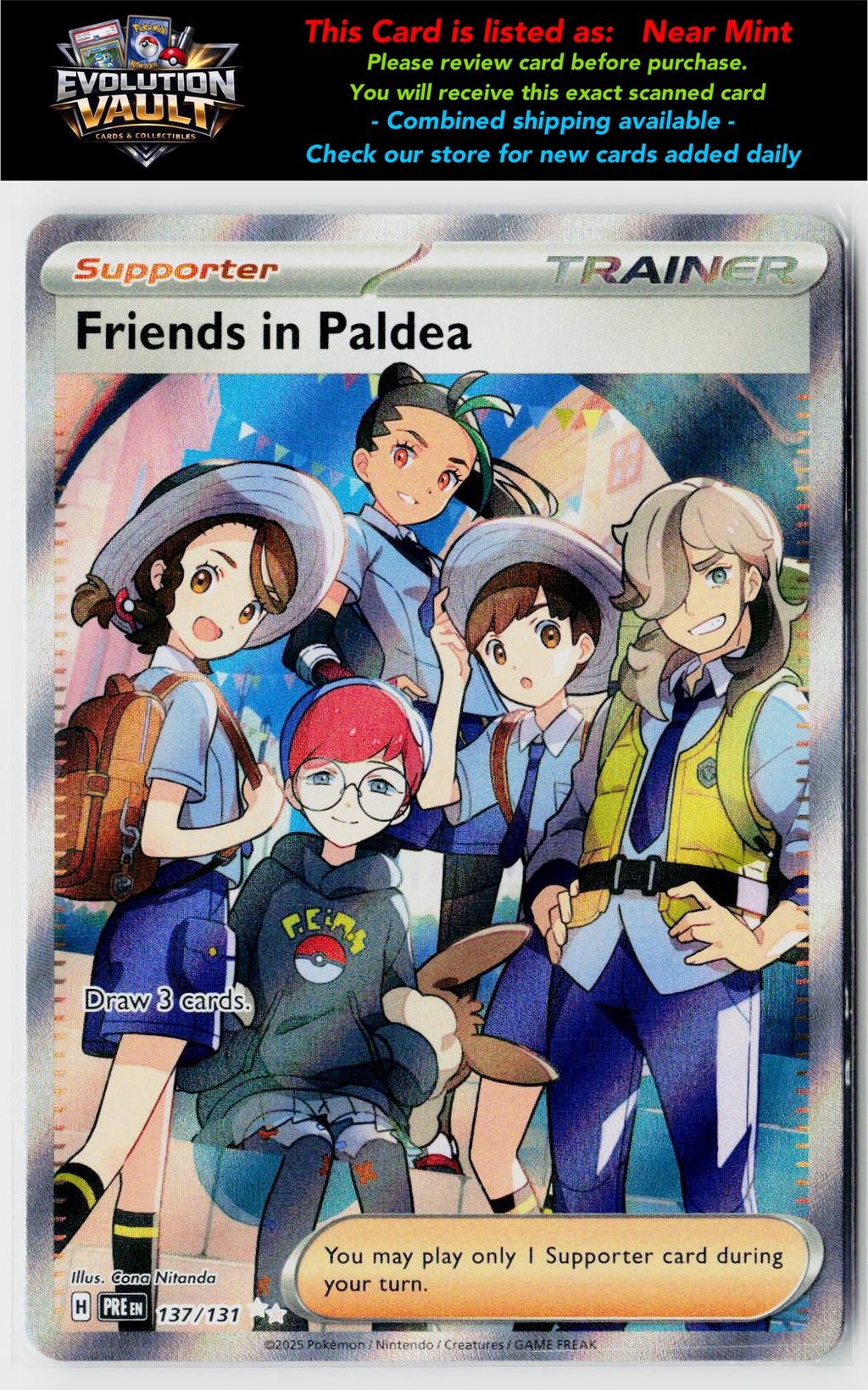 SV: Prismatic Evolutions #137/131 Friends in Paldea
