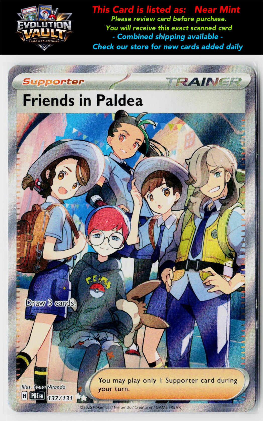 SV: Prismatic Evolutions #137/131 Friends in Paldea