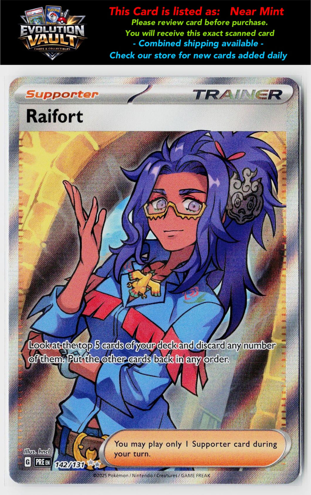 SV: Prismatic Evolutions #142/131 Raifort