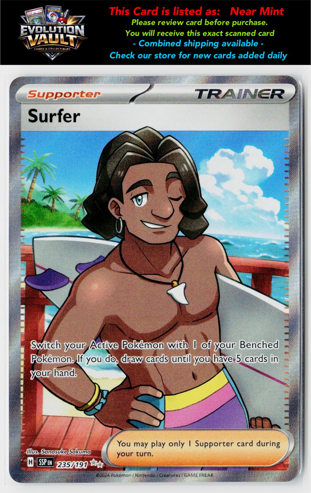 SV08: Surging Sparks #235/191 Surfer
