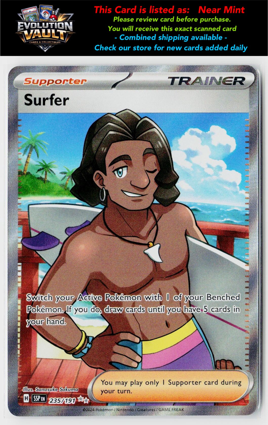 SV08: Surging Sparks #235/191 Surfer