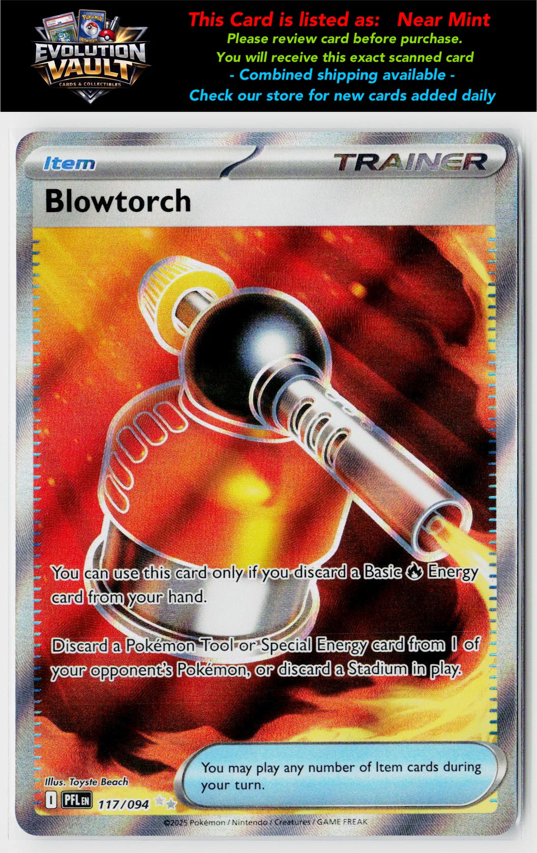 ME02: Phantasmal Flames #117/094 Blowtorch