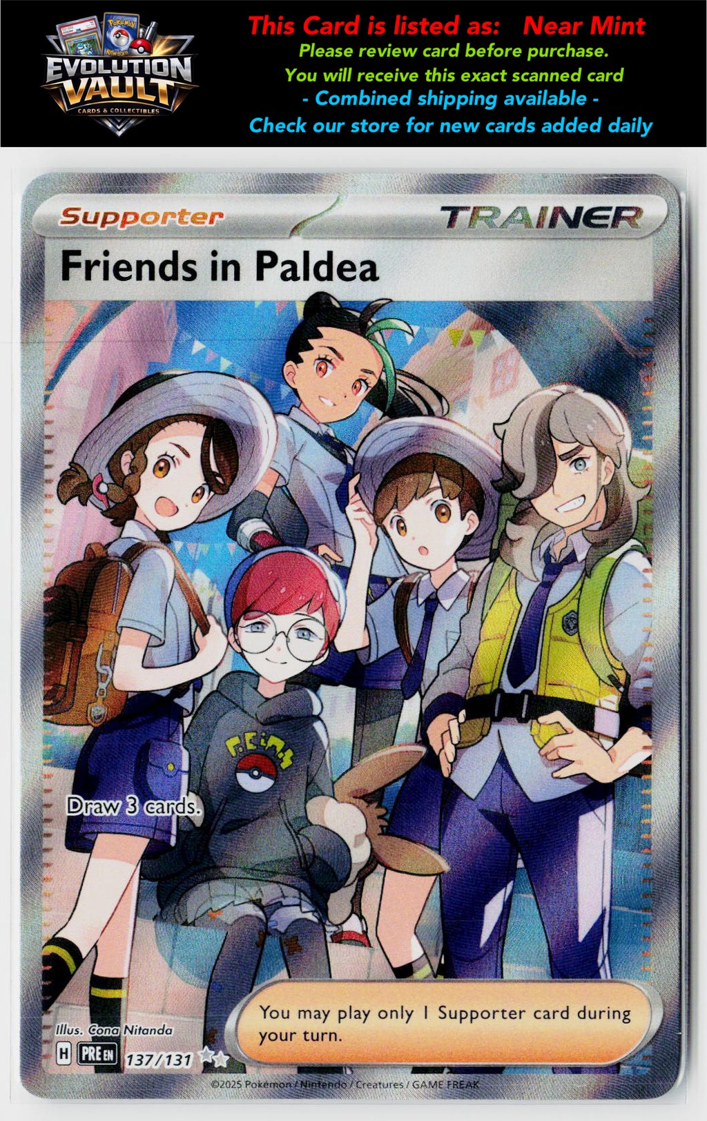 SV: Prismatic Evolutions #137/131 Friends in Paldea