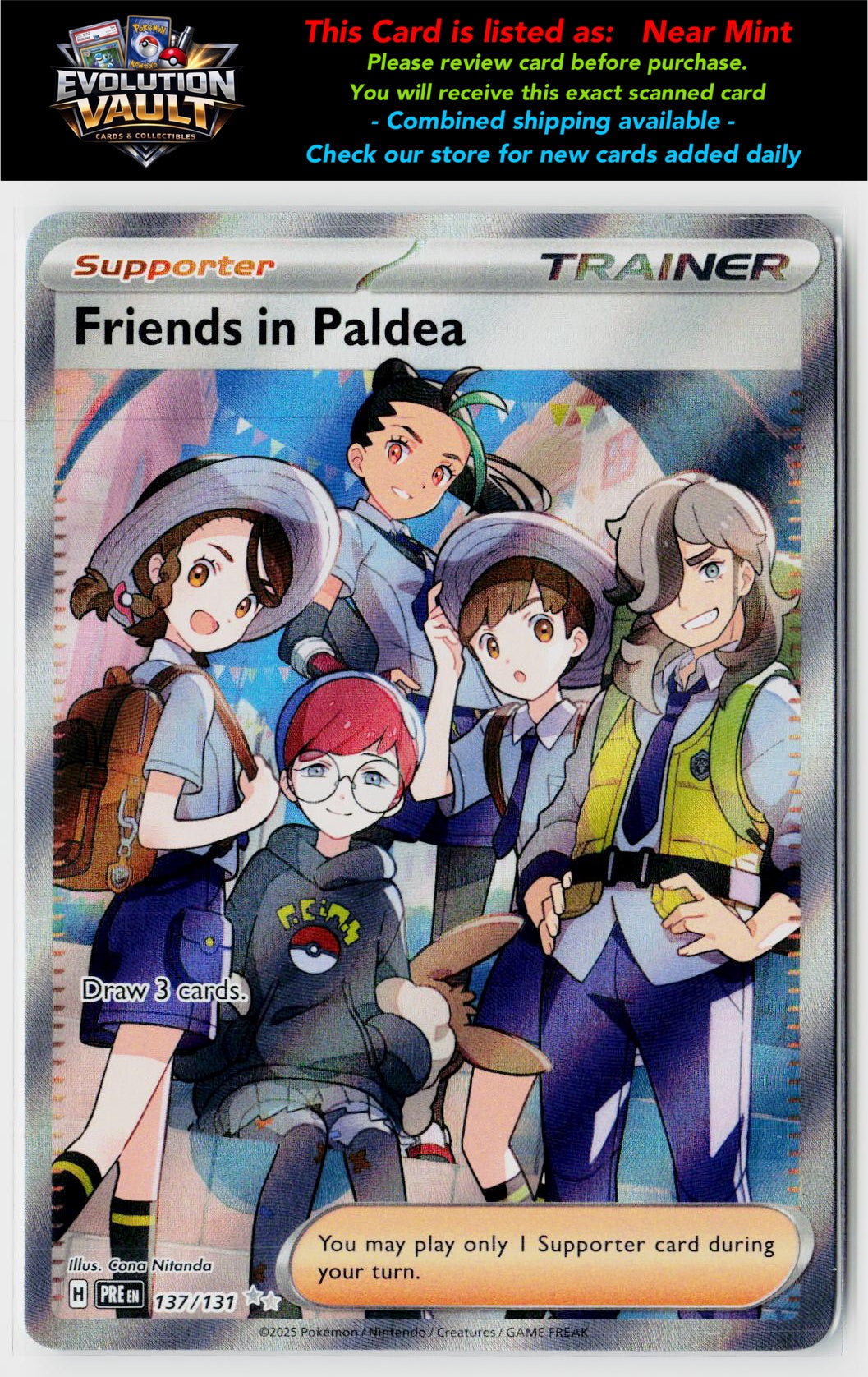 SV: Prismatic Evolutions #137/131 Friends in Paldea