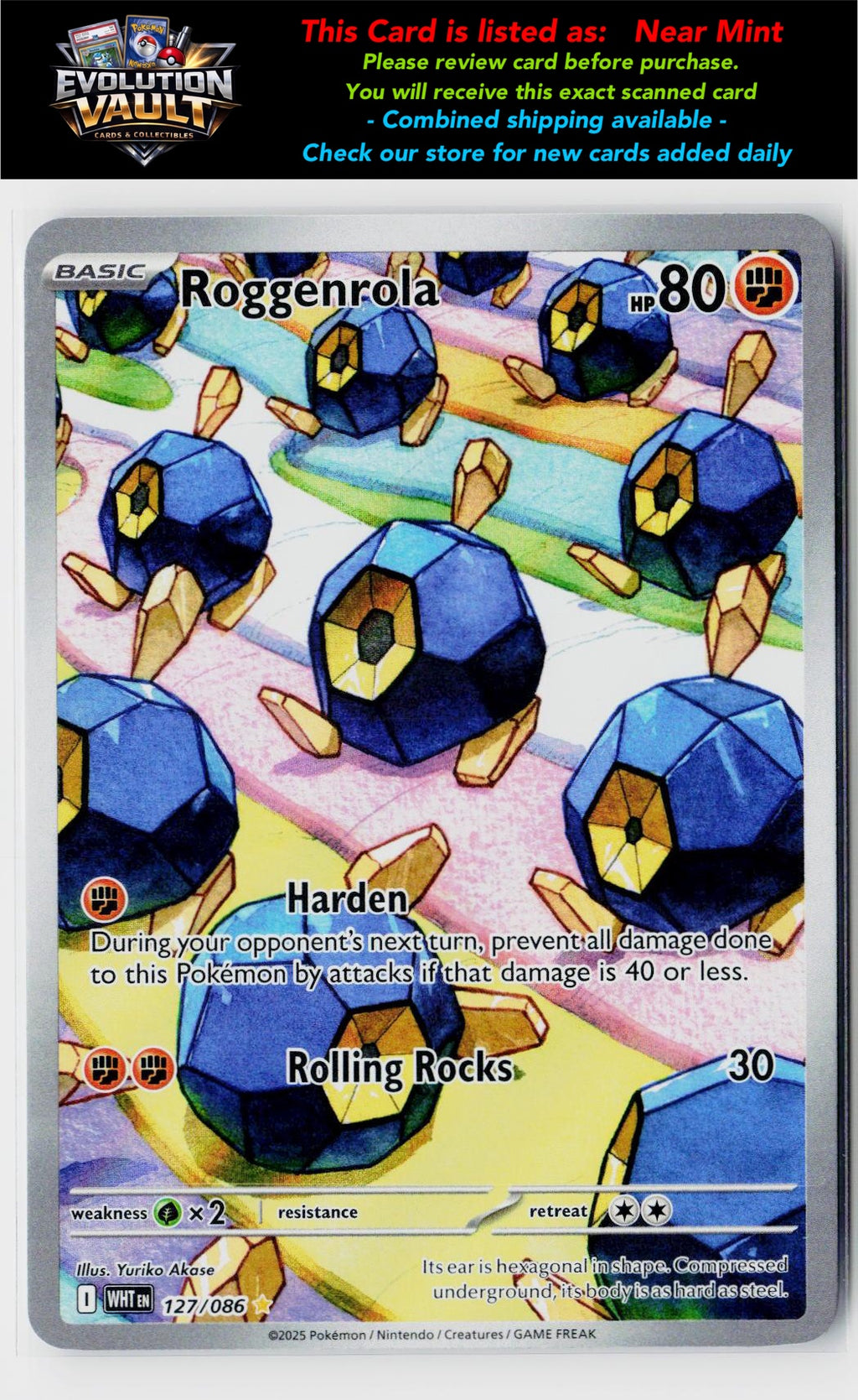 SV: White Flare #127/086 Roggenrola