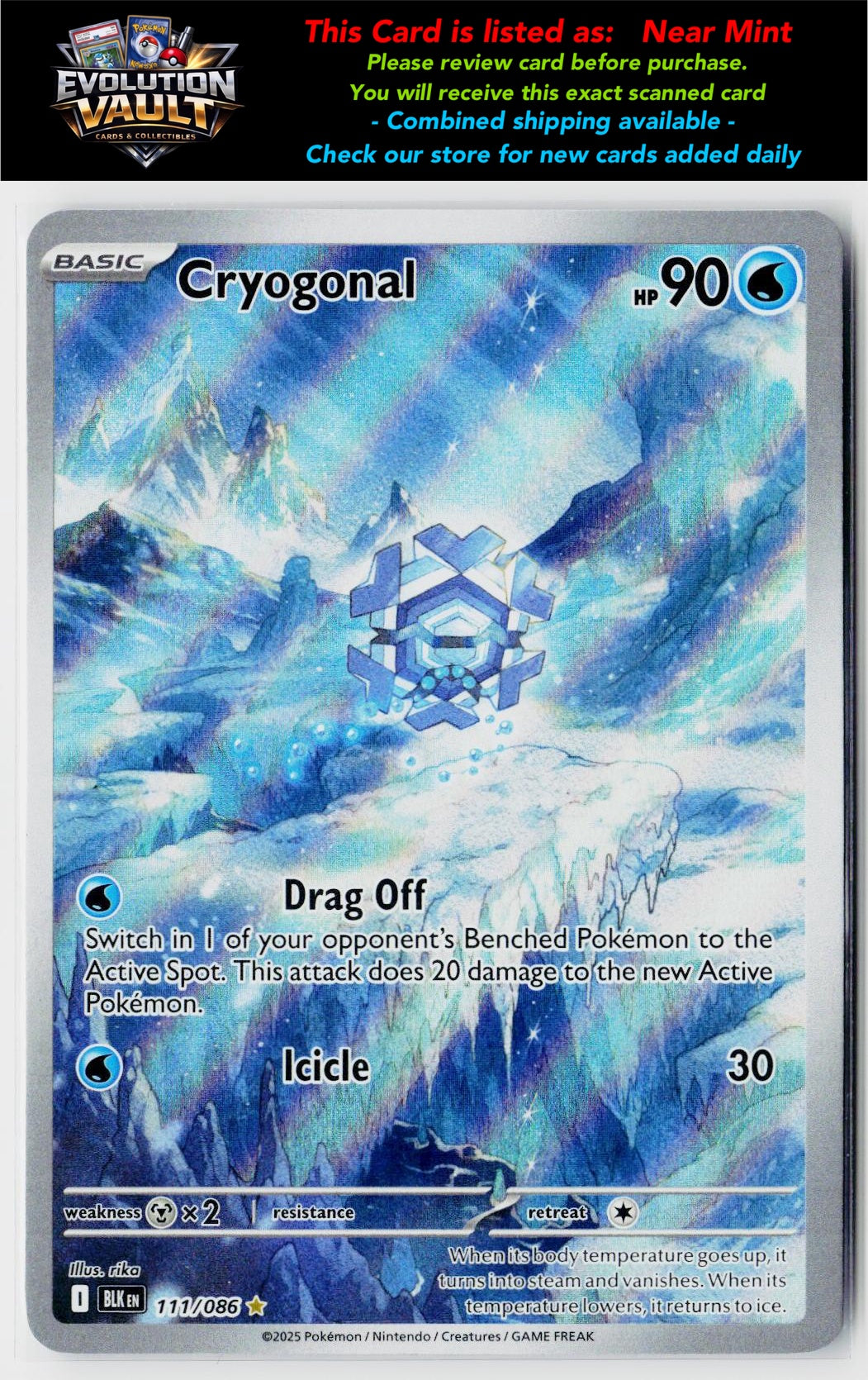SV: Black Bolt #111/086 Cryogonal