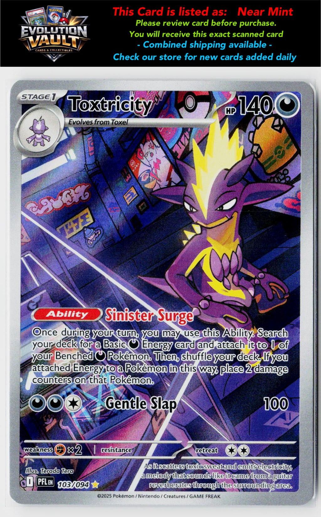 ME02: Phantasmal Flames #103/094 Toxtricity