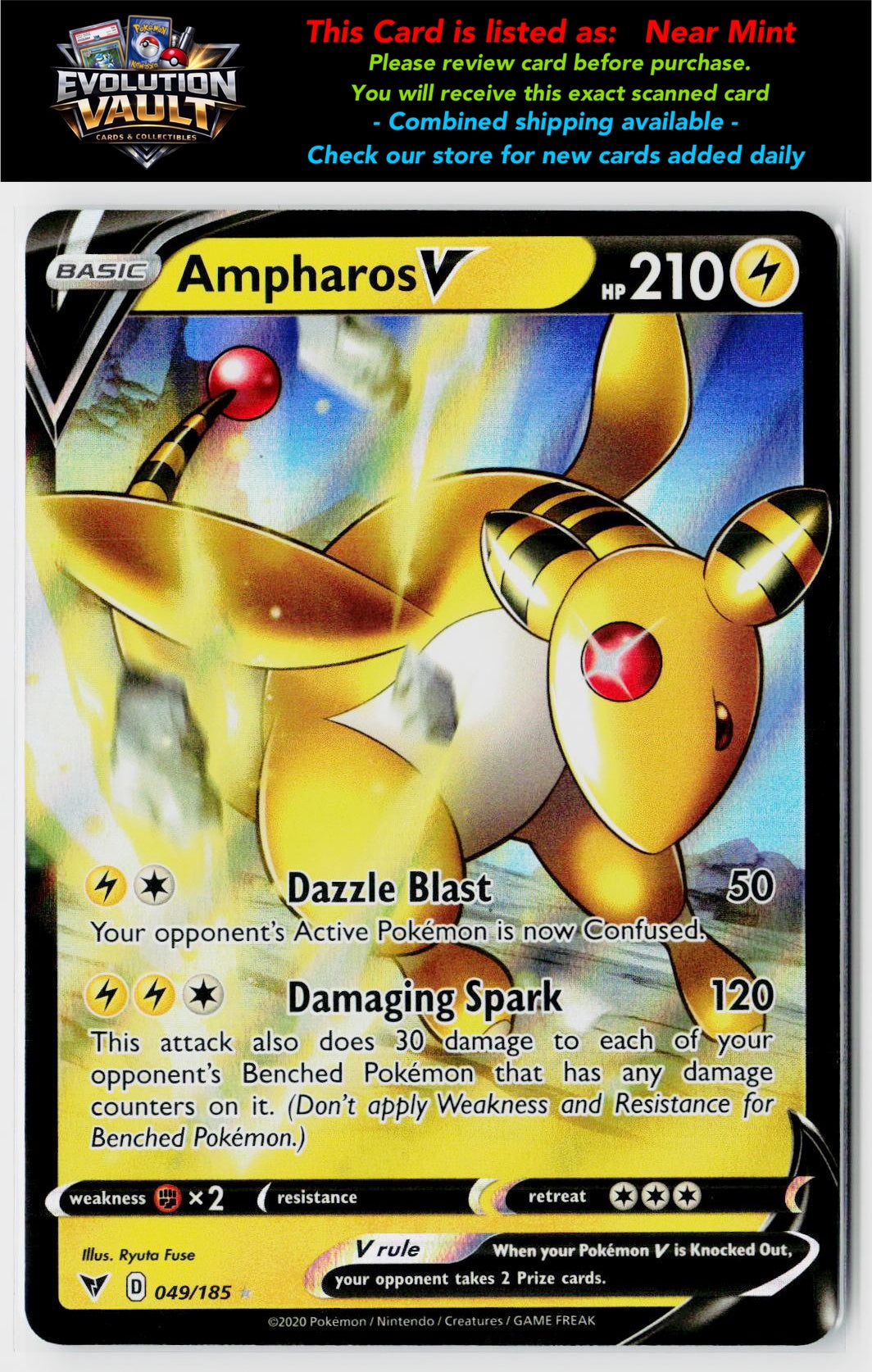 SWSH04: Vivid Voltage #049/185 Ampharos V
