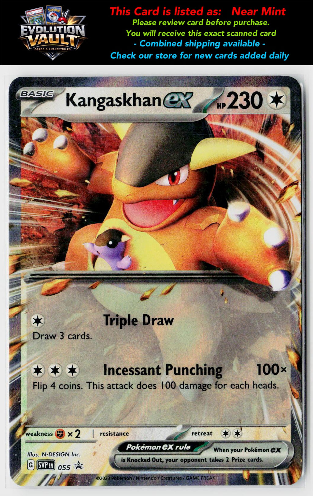 SV: Scarlet & Violet Promo Cards #055 Kangaskhan ex