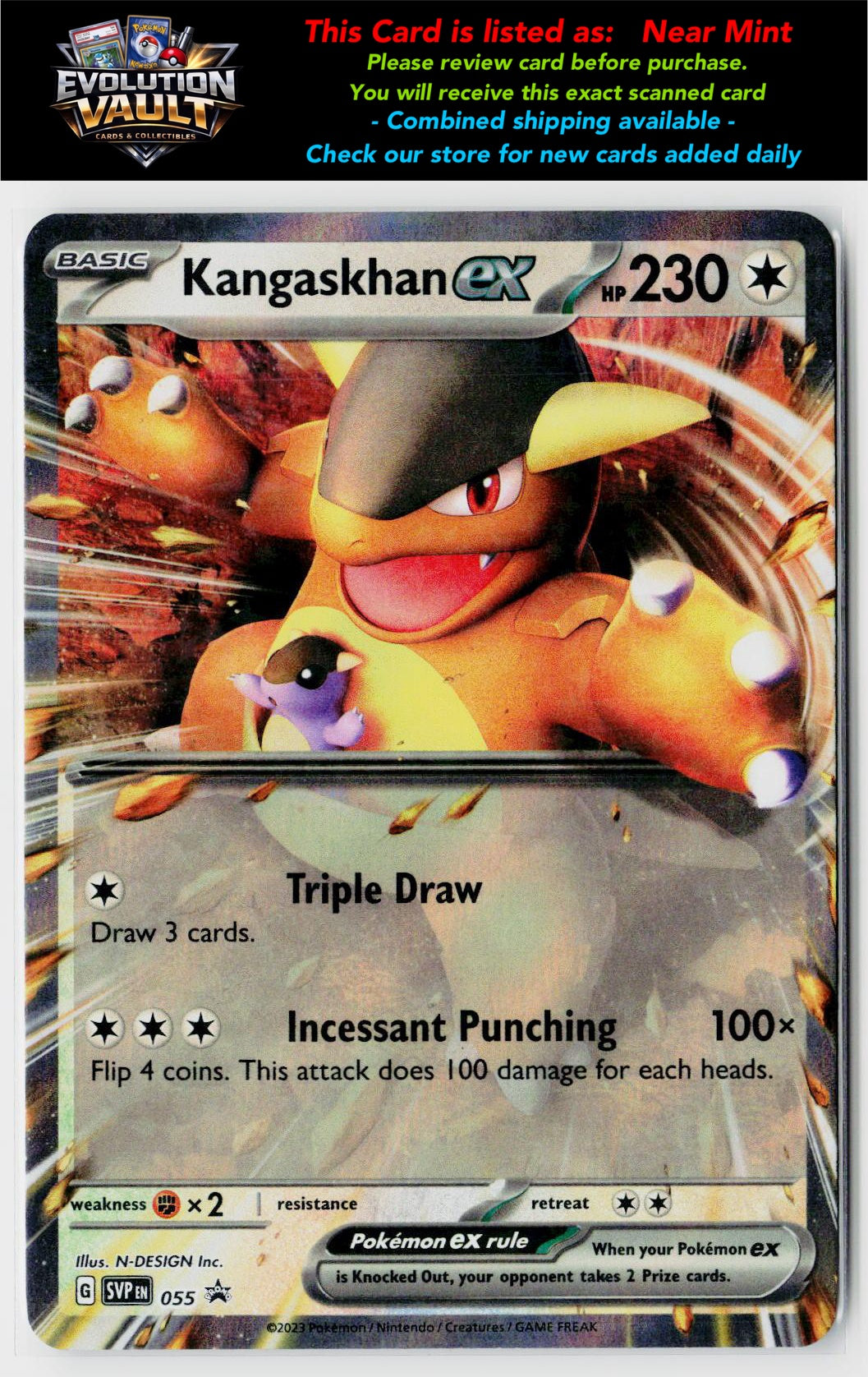 SV: Scarlet & Violet Promo Cards #055 Kangaskhan ex