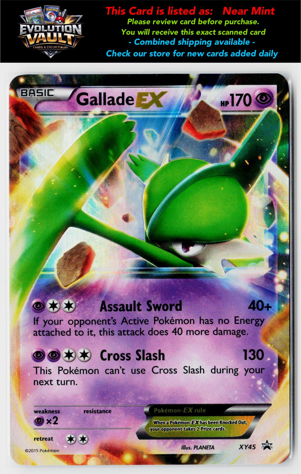 XY Promos #XY45 Gallade EX