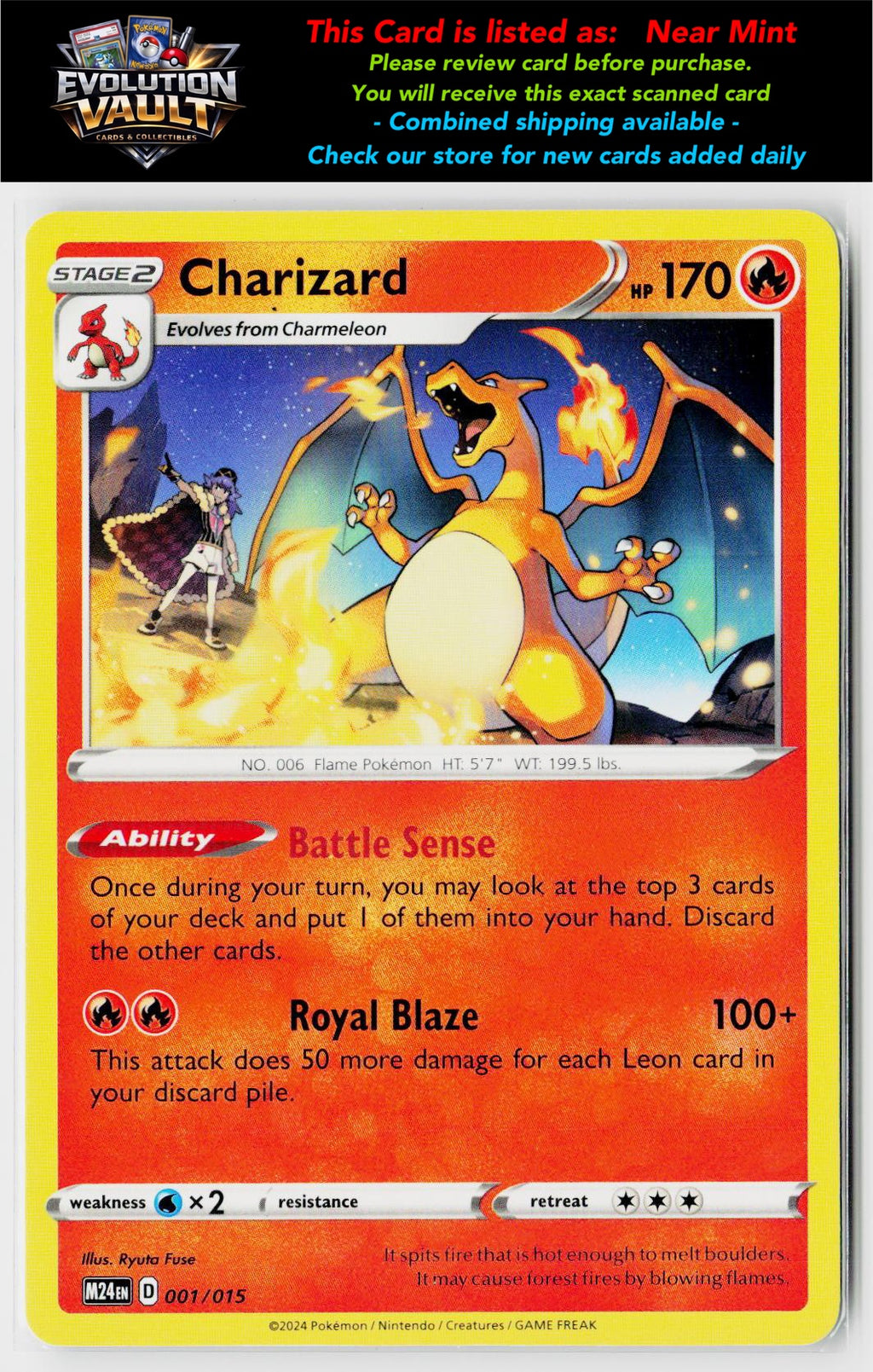 McDonald's Promos 2024 #001/015 Charizard