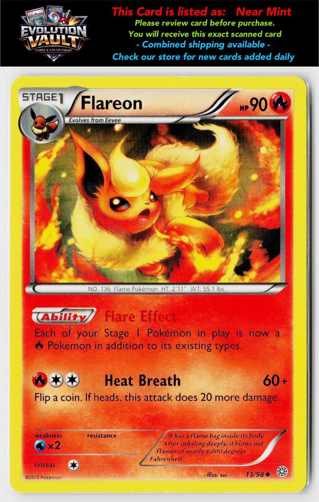 XY - Ancient Origins #13/98 Flareon