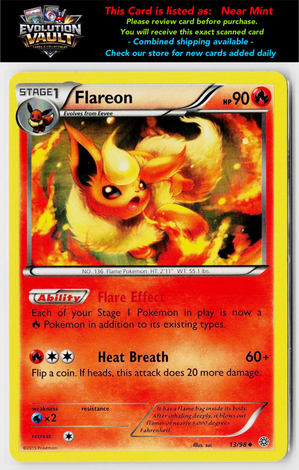 XY - Ancient Origins #13/98 Flareon