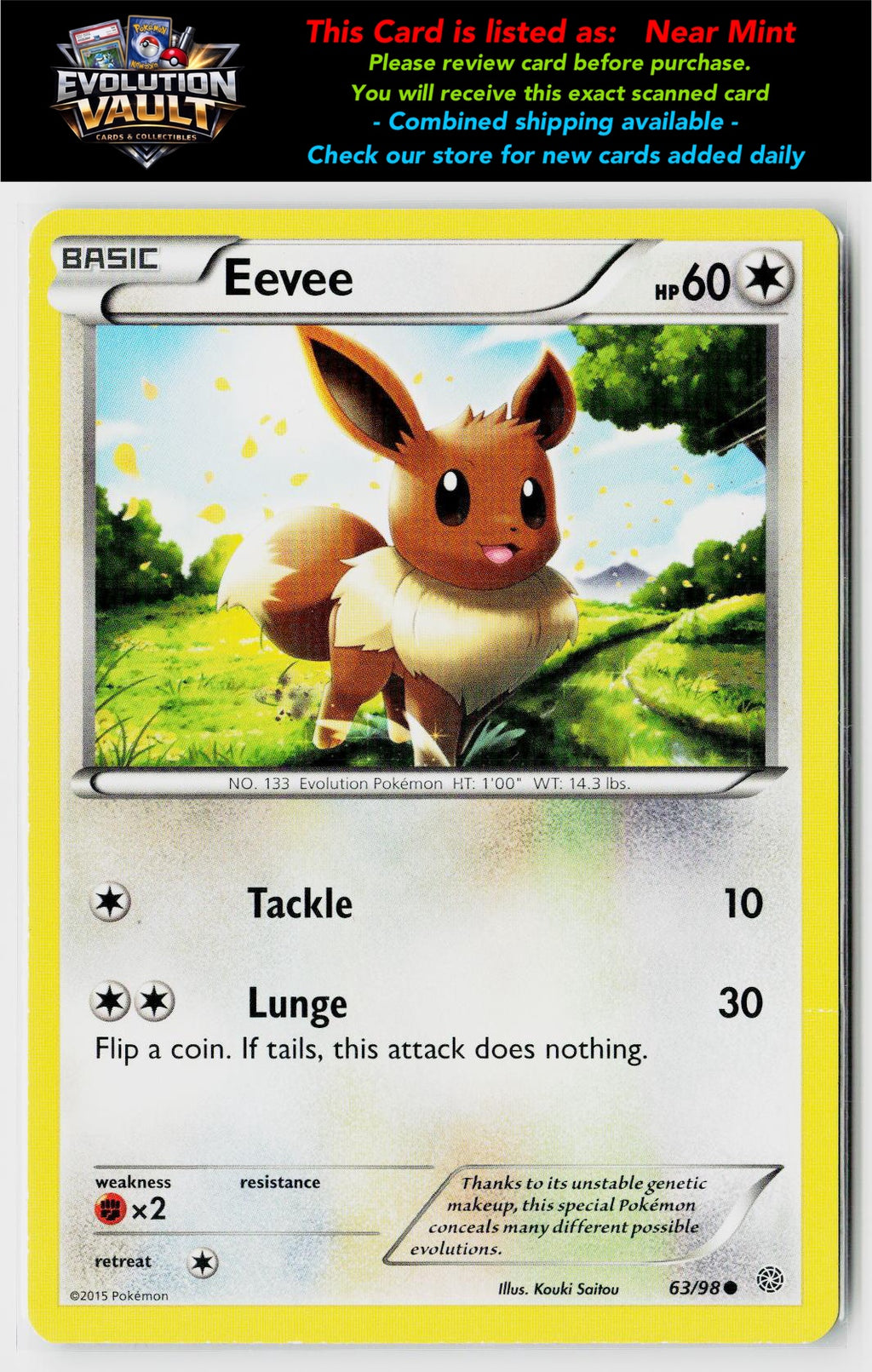 XY - Ancient Origins #63/98 Eevee