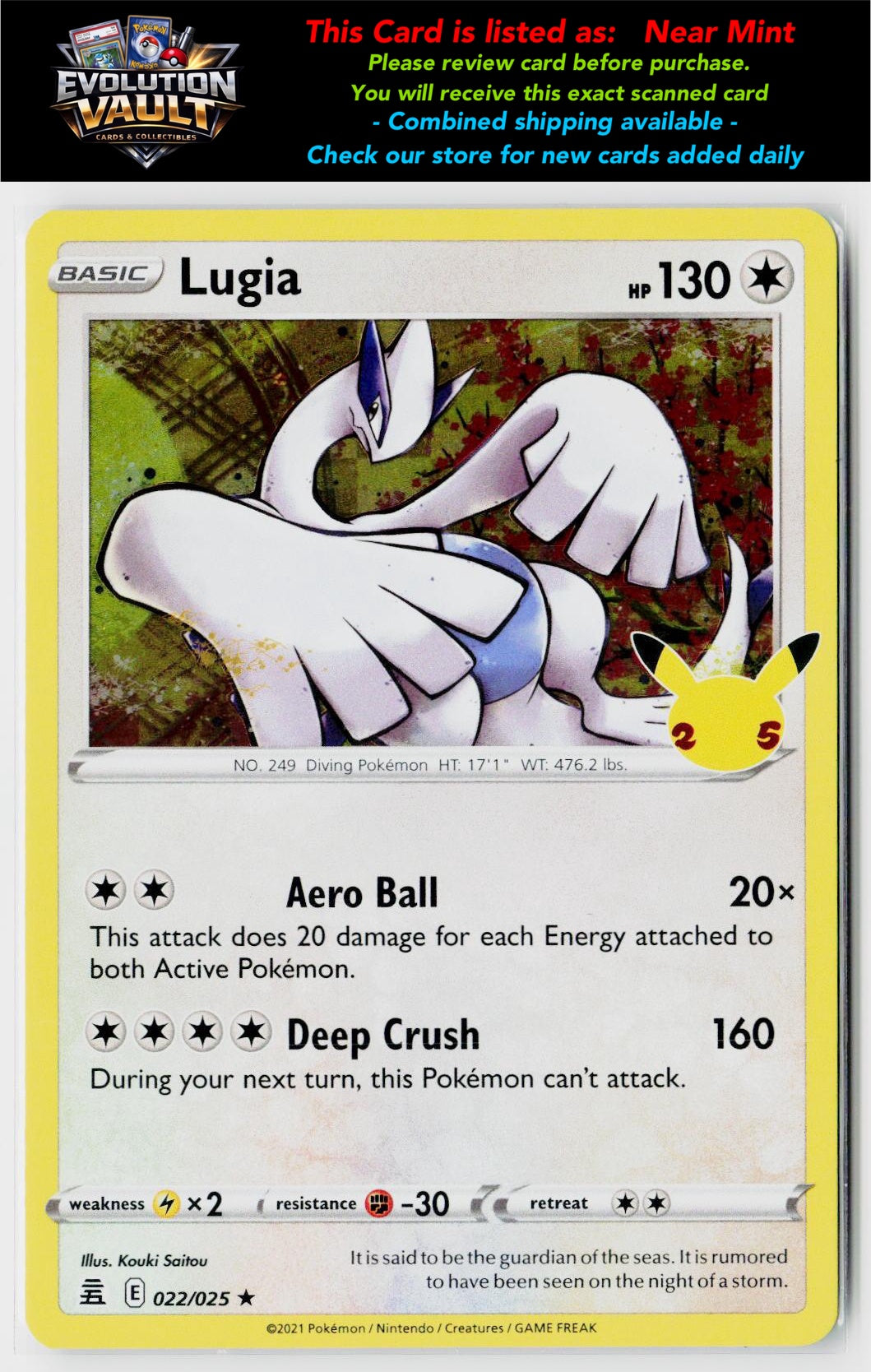 Celebrations #022/025 Lugia