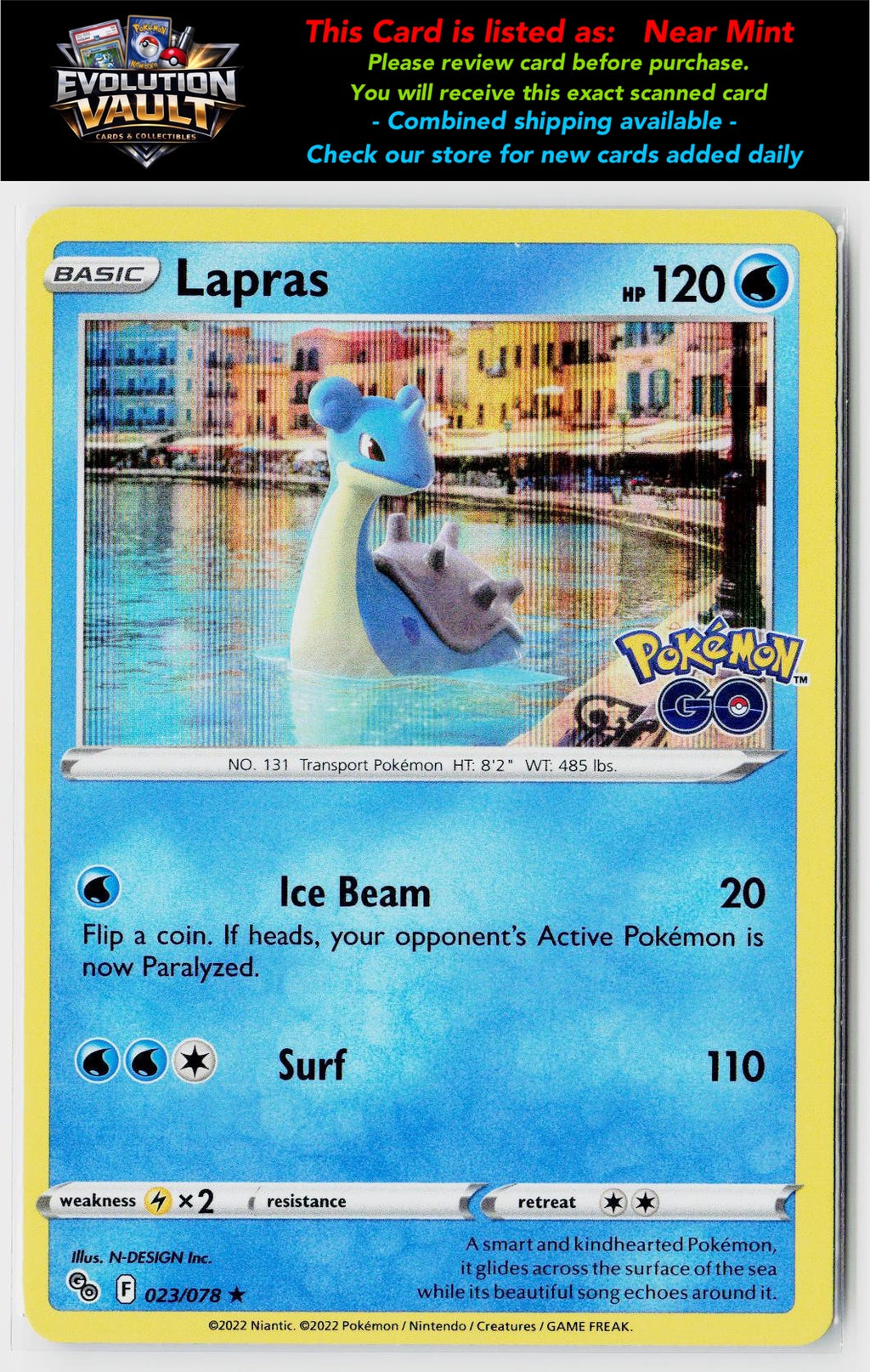 Pokemon GO #023/078 Lapras
