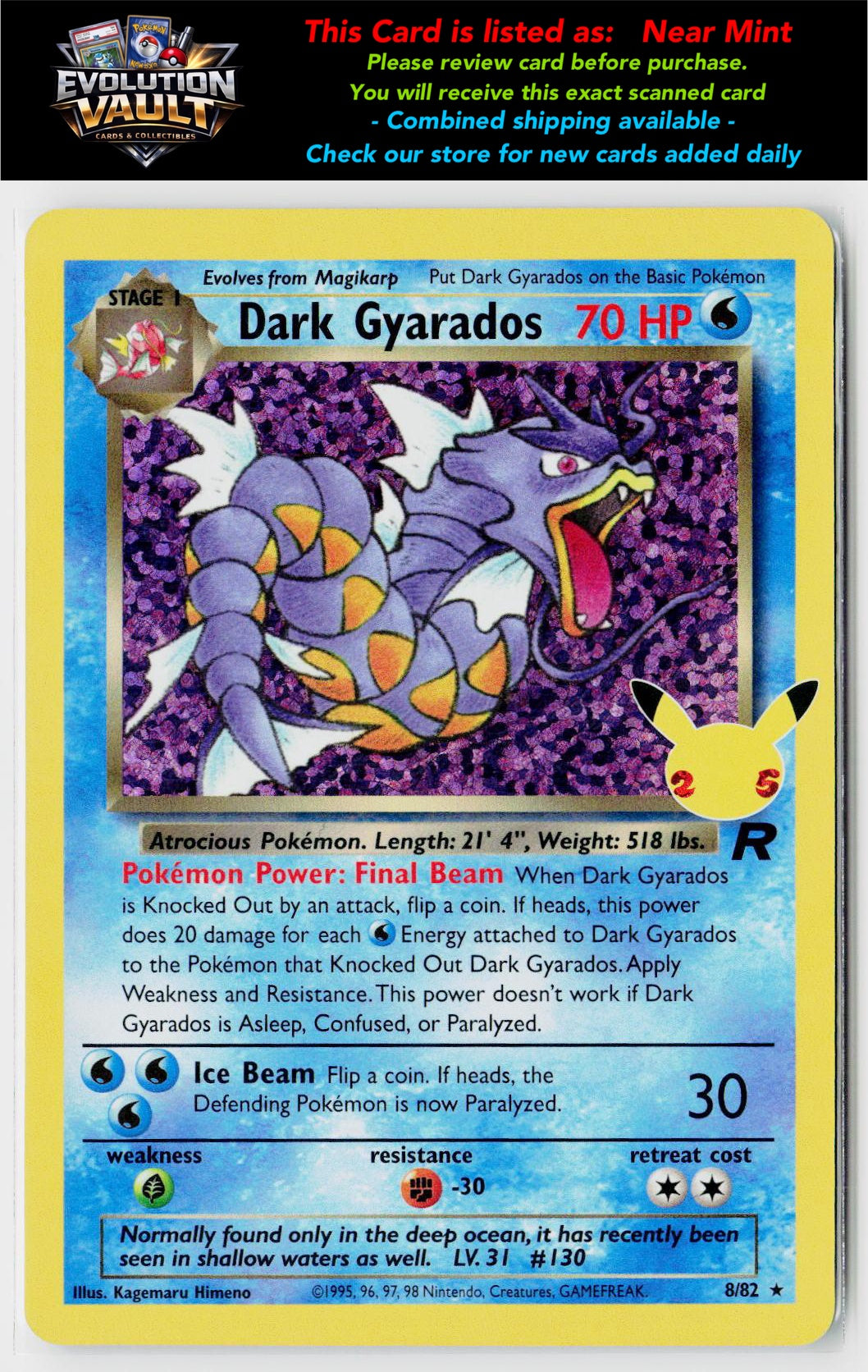Celebrations: Classic Collection #8/82 Dark Gyarados