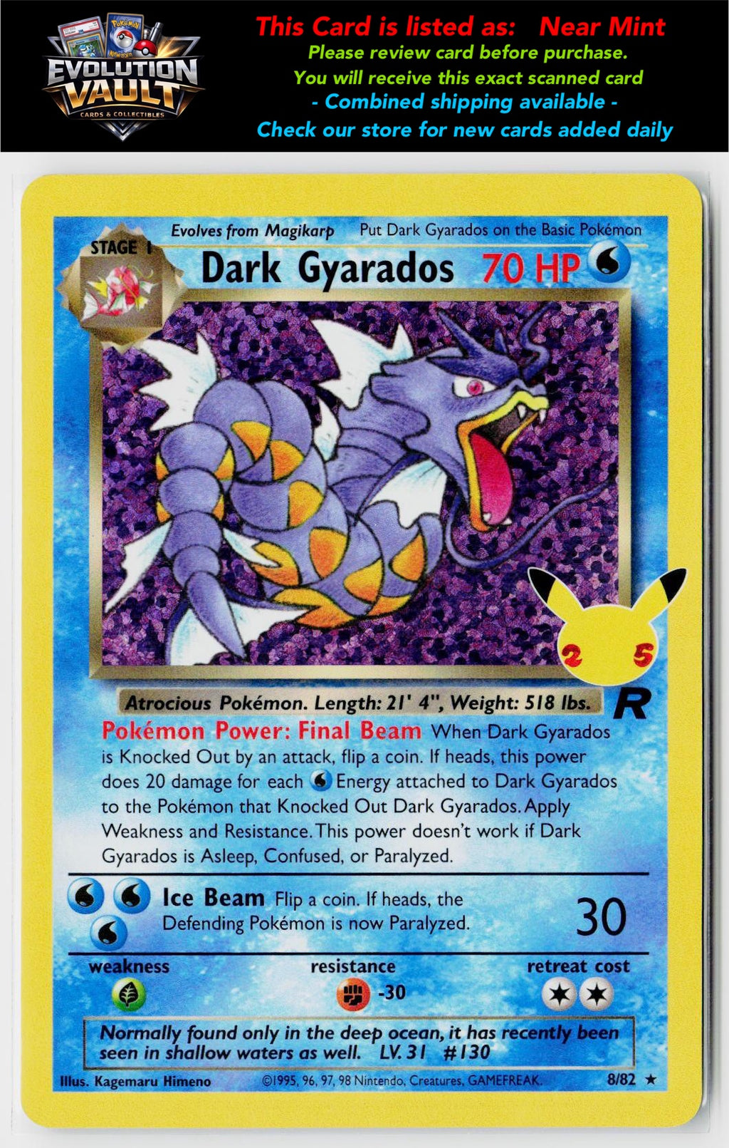 Celebrations: Classic Collection #8/82 Dark Gyarados