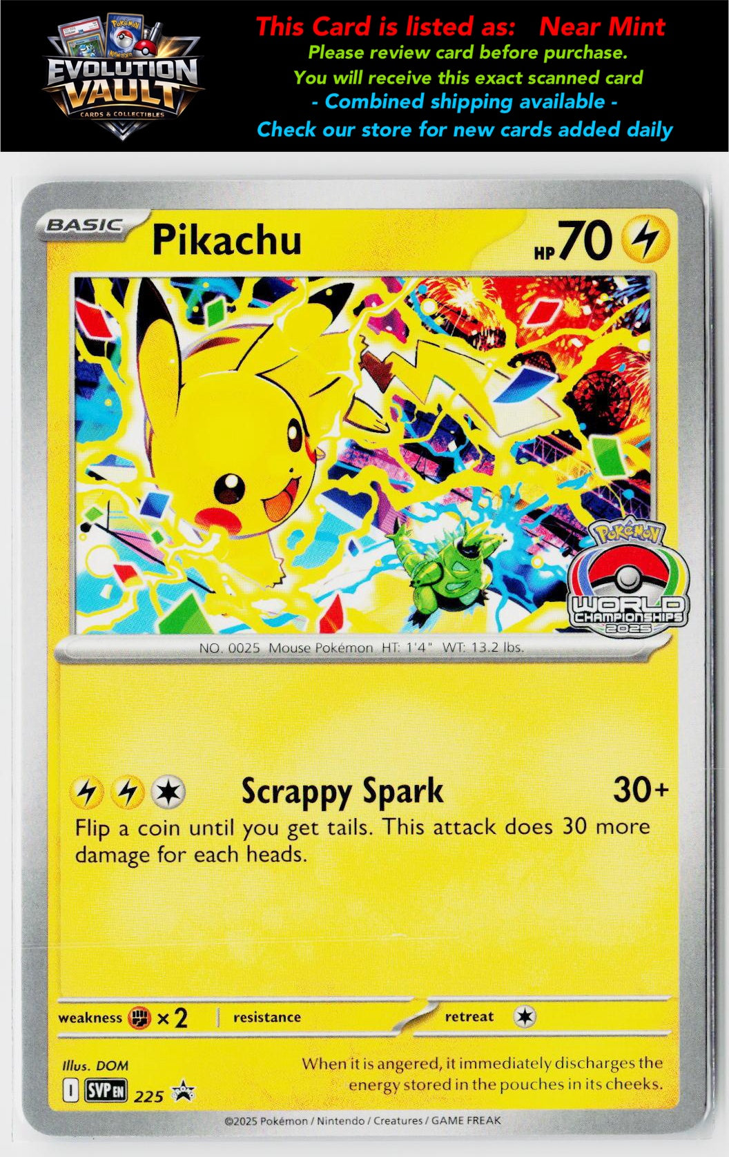 SV: Scarlet & Violet Promo Cards #225 Pikachu
