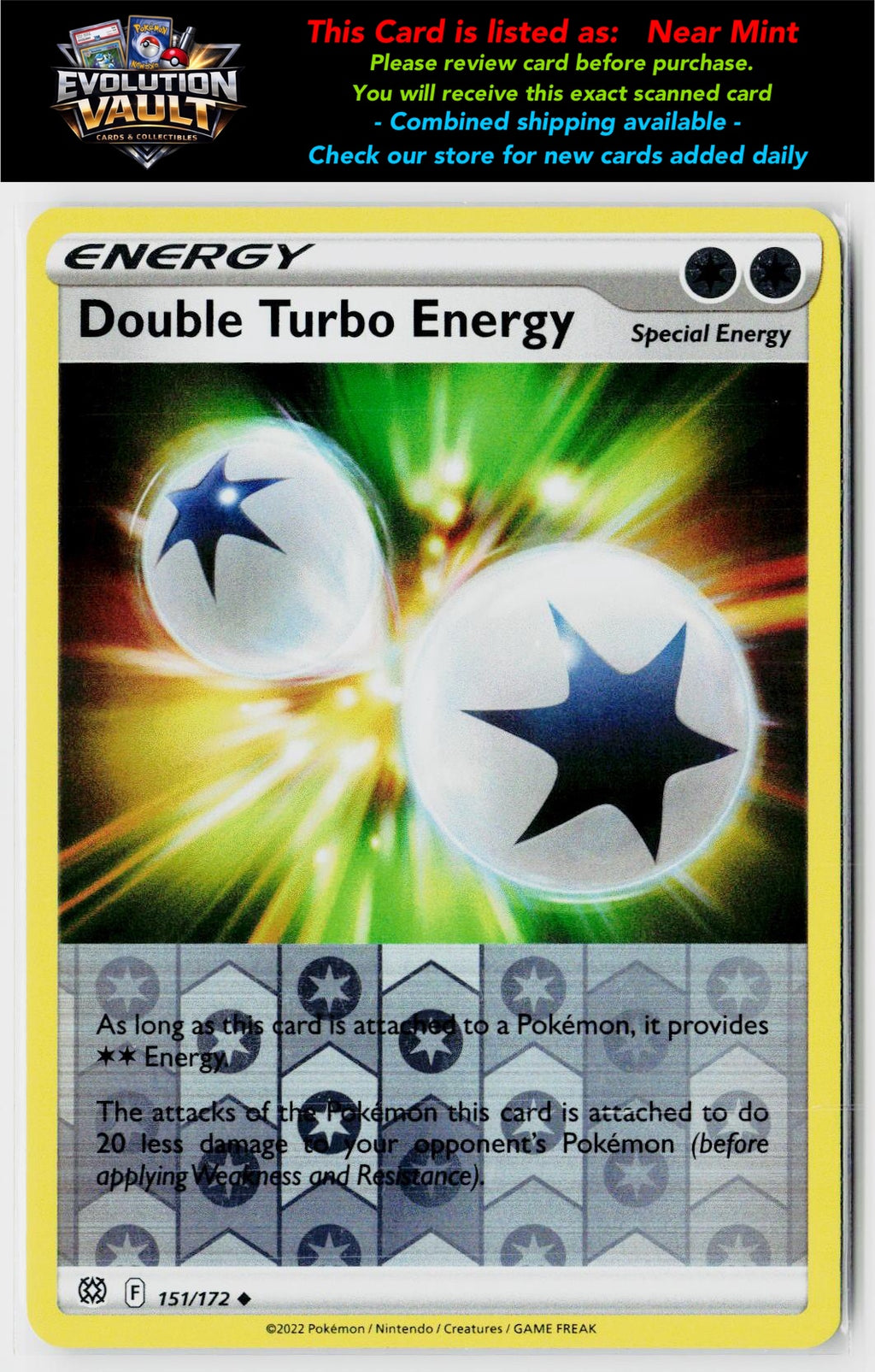 SWSH09: Brilliant Stars #151/172 Double Turbo Energy